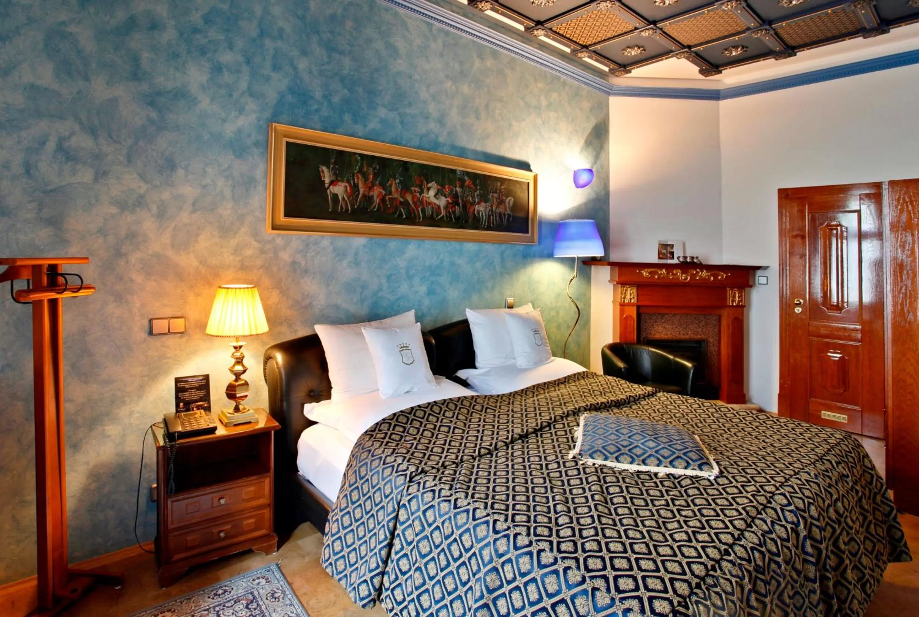 Photo of the whole room, Bed in U Páva