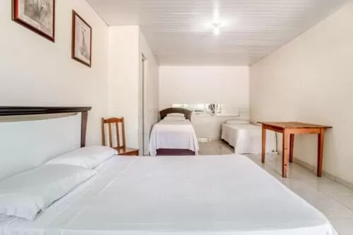 Bed in Hotel Nosso Bosque