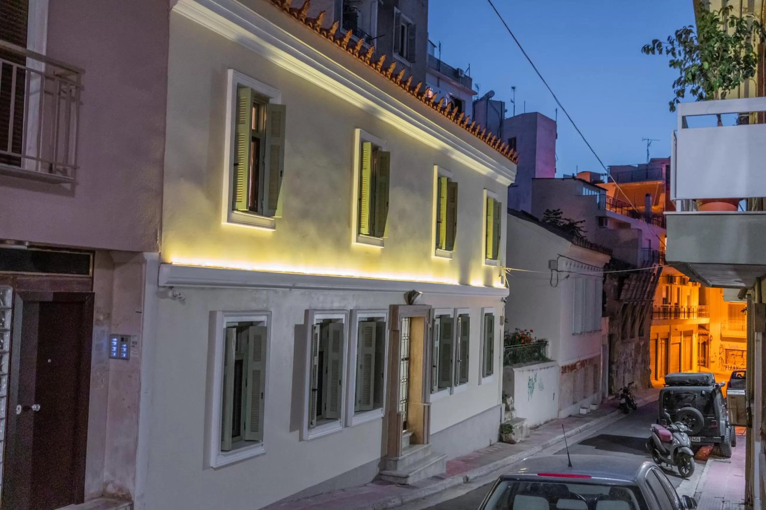 Property building, Neighborhood in The Stone Manor , Noho boutique hotel Thissio