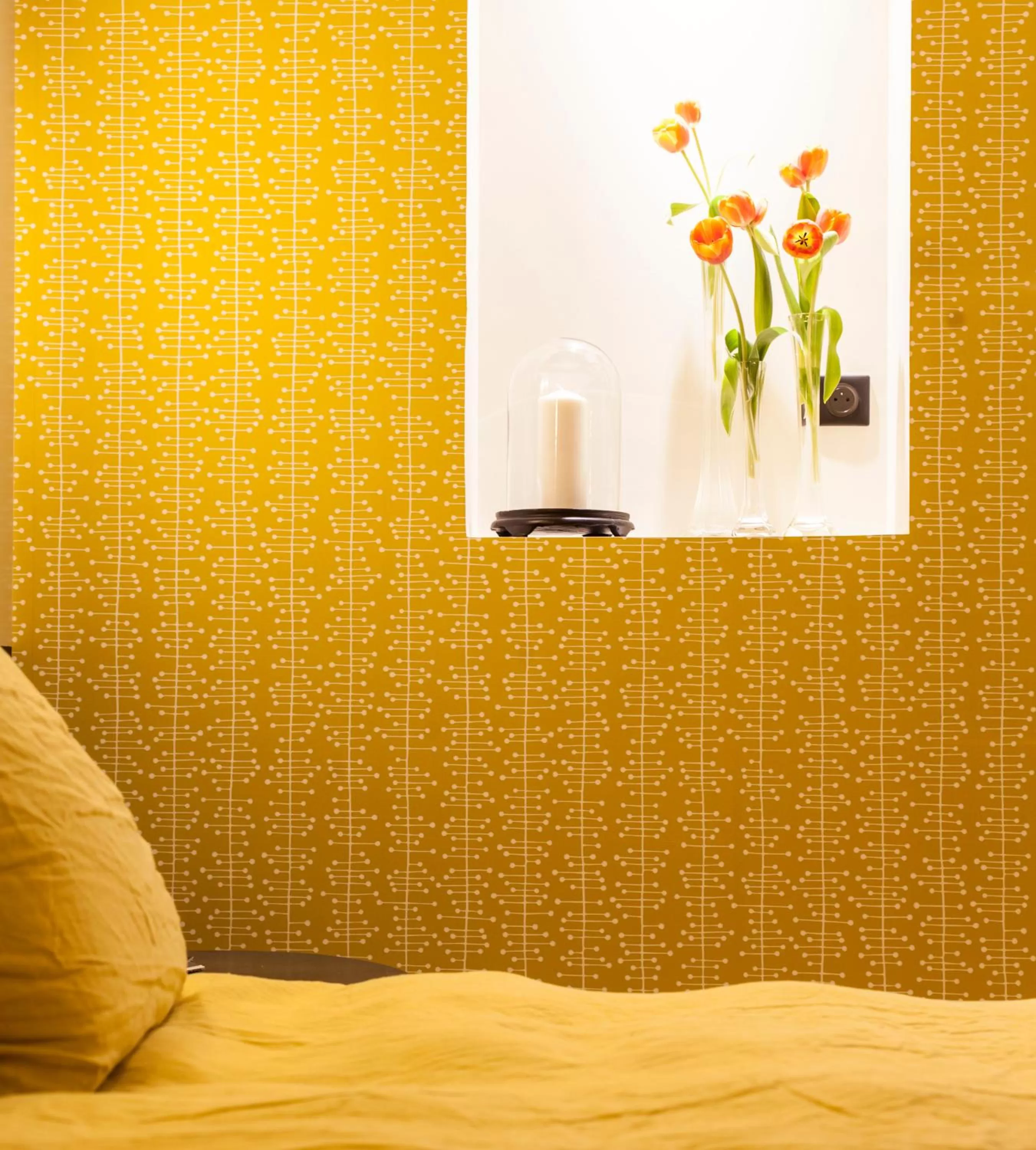 Decorative detail, Bed in Maison Volver