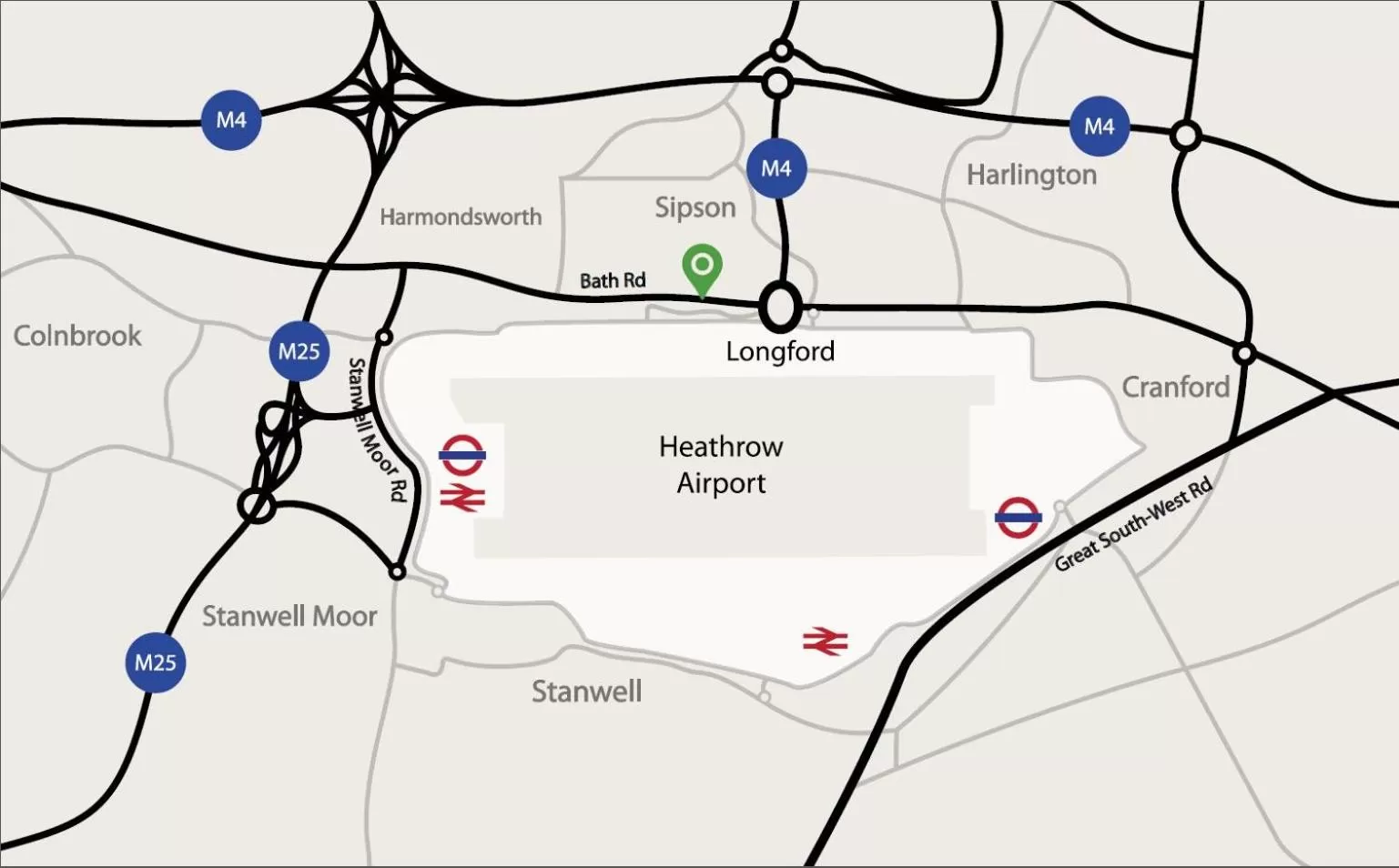 Text overlay in Holiday Inn London Heathrow - Bath Road by IHG