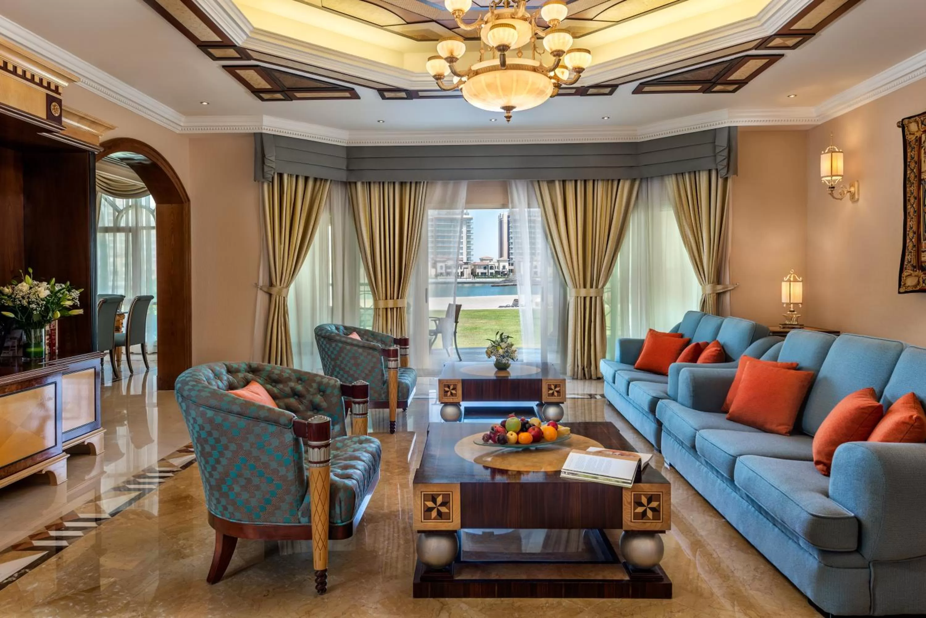 Living room in Al Raha Beach Resort & Spa