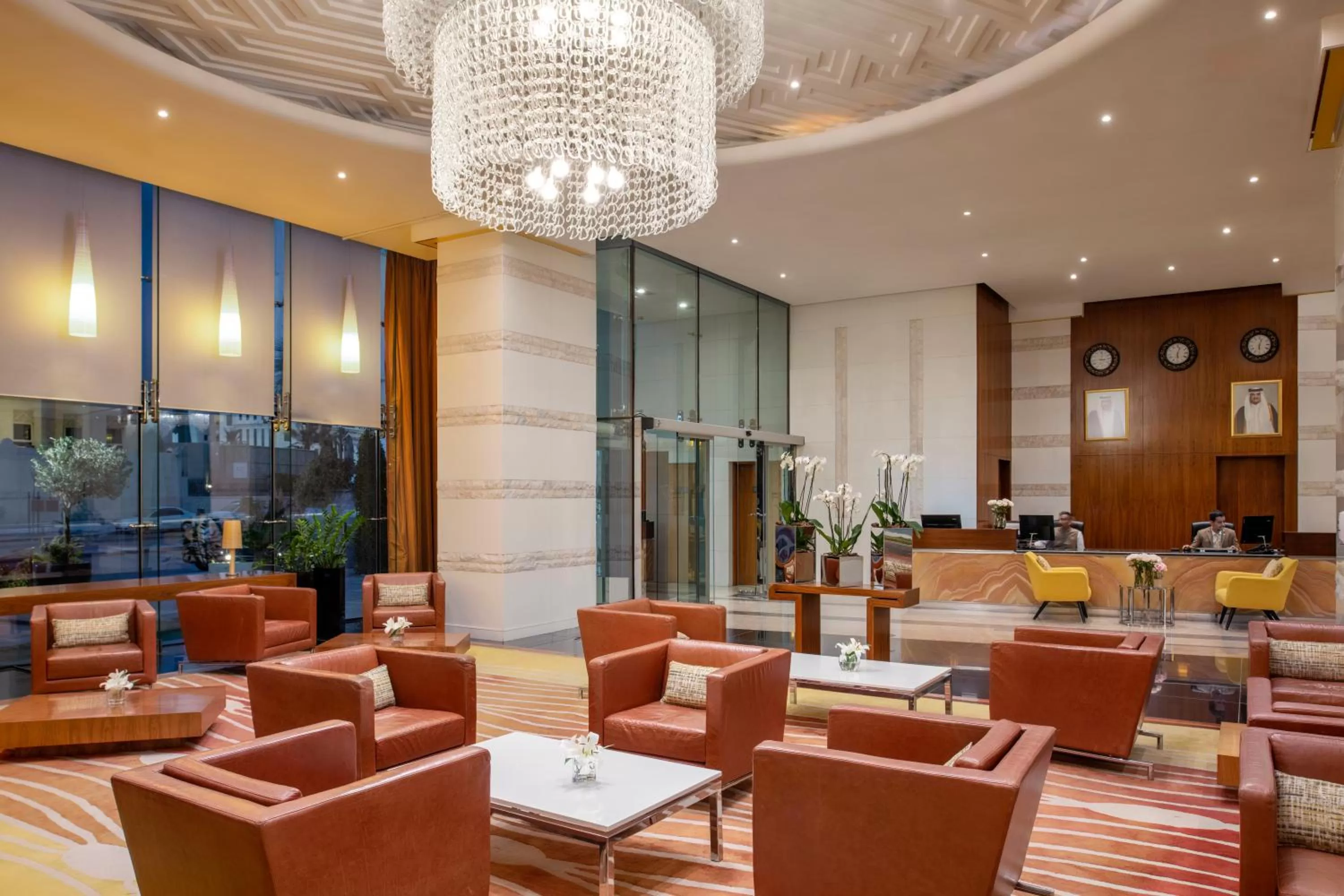 Lobby or reception in Fraser Suites Doha