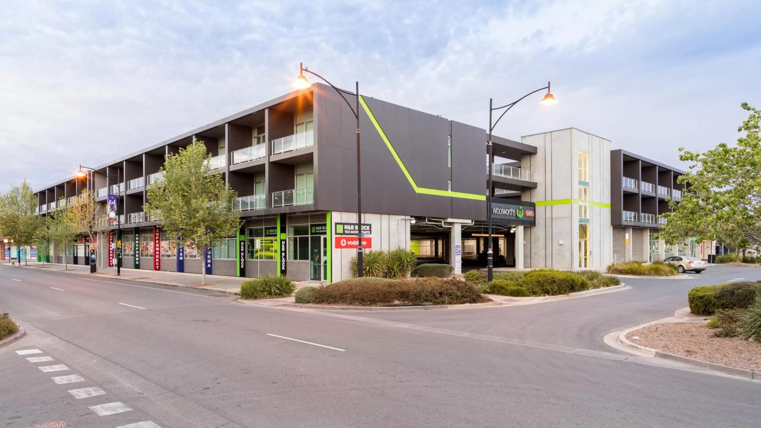 Property building in Mawson Lakes Hotel