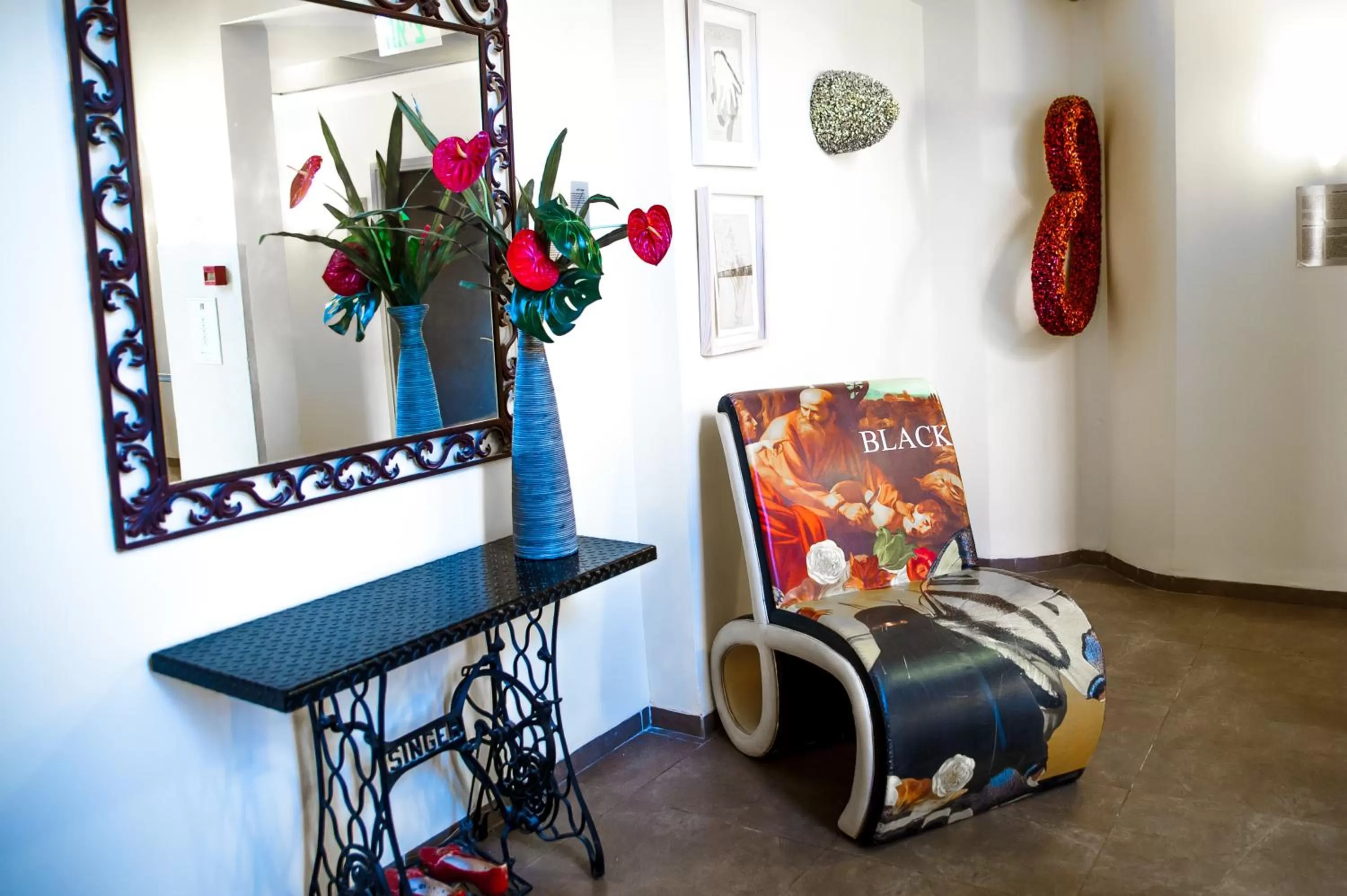 Decorative detail in Satori Hotel