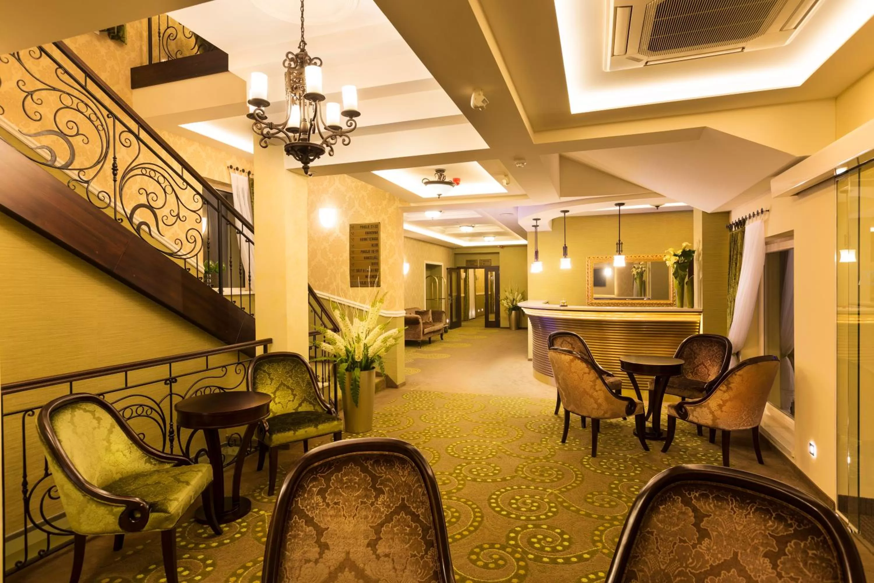 Lobby or reception in Hotel Dvorana