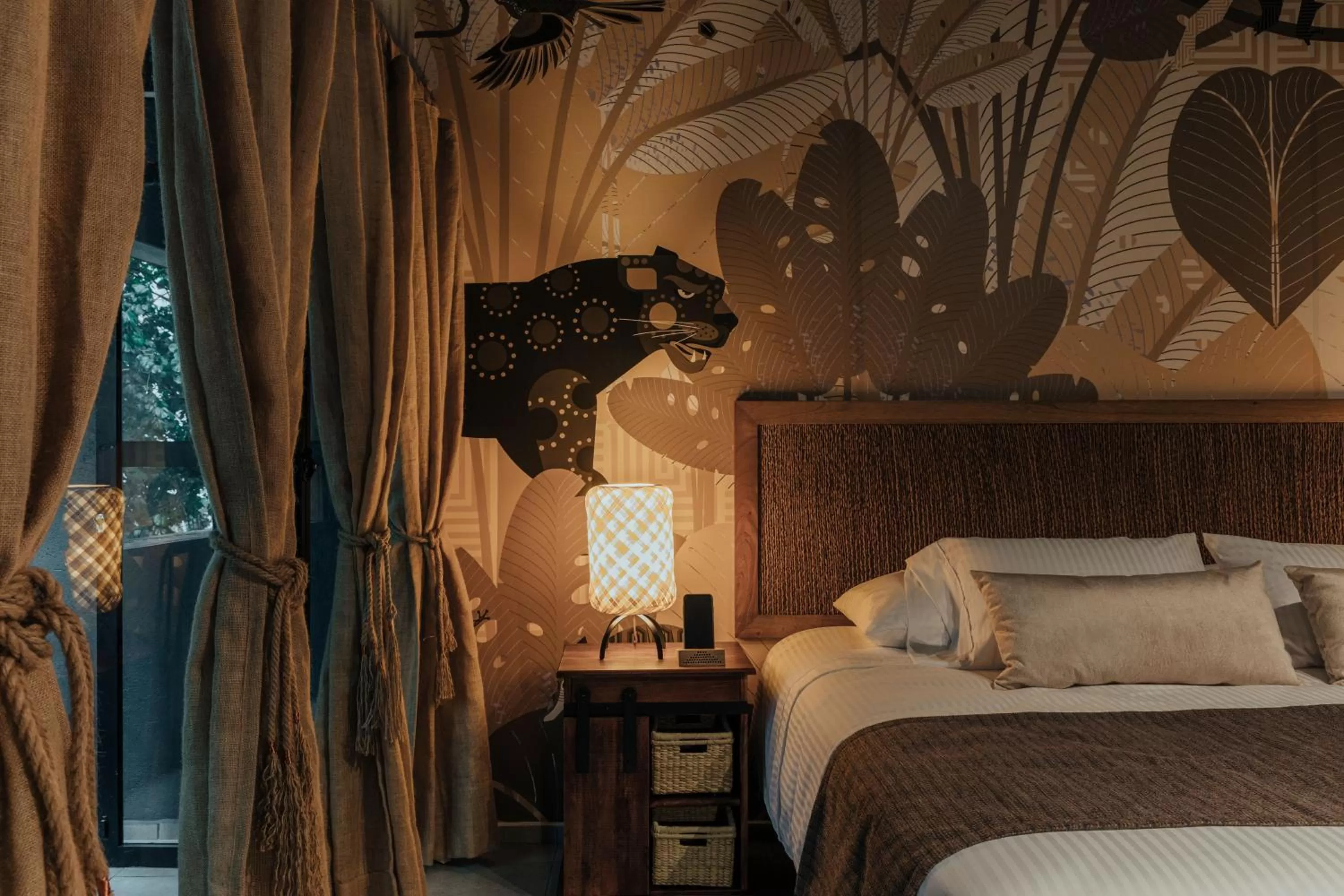 Decorative detail, Bed in Sui Posada Boutique