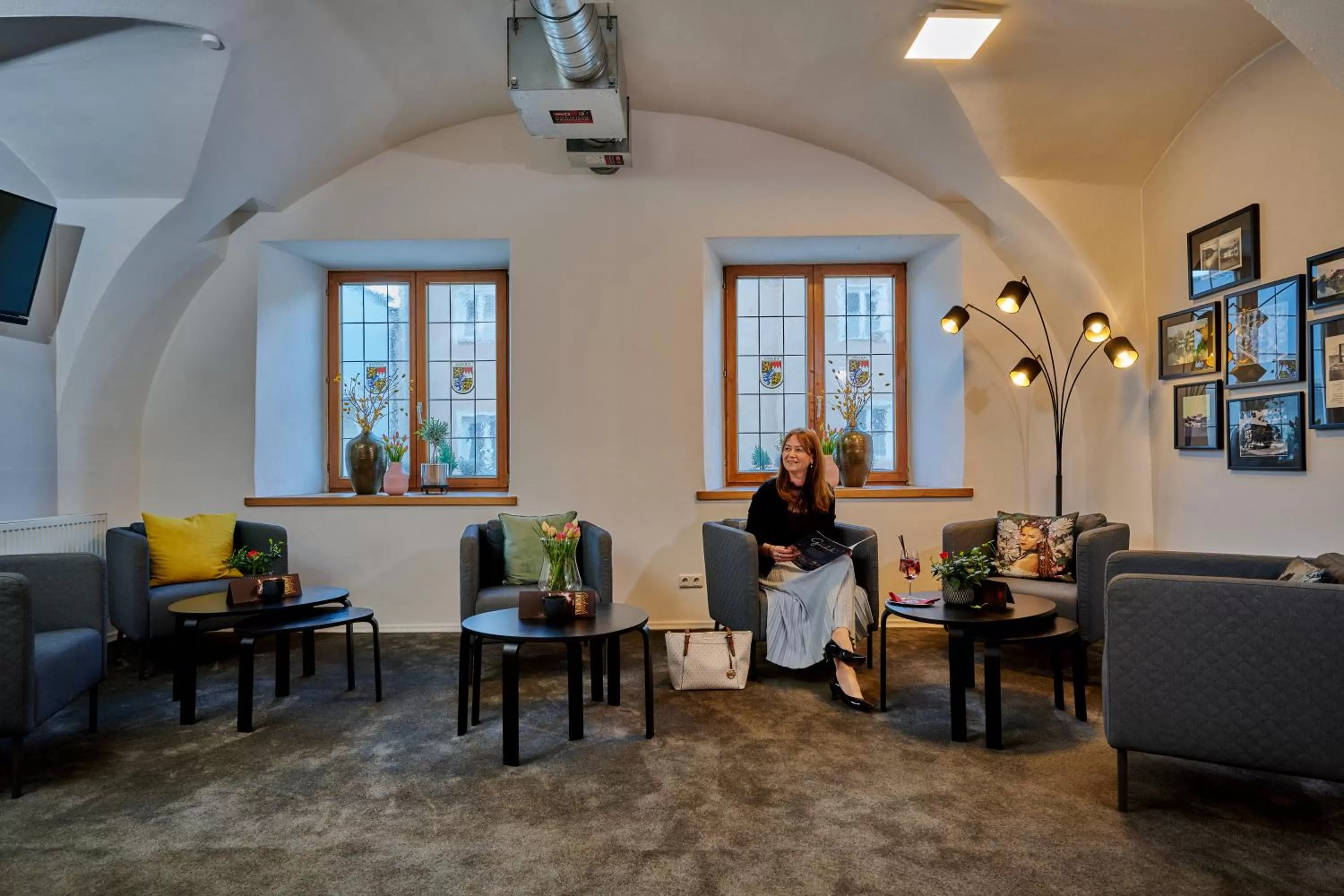 Lounge or bar, Restaurant/Places to Eat in Hotel Restaurant Zum Goldenen Anker mit Hallenbad