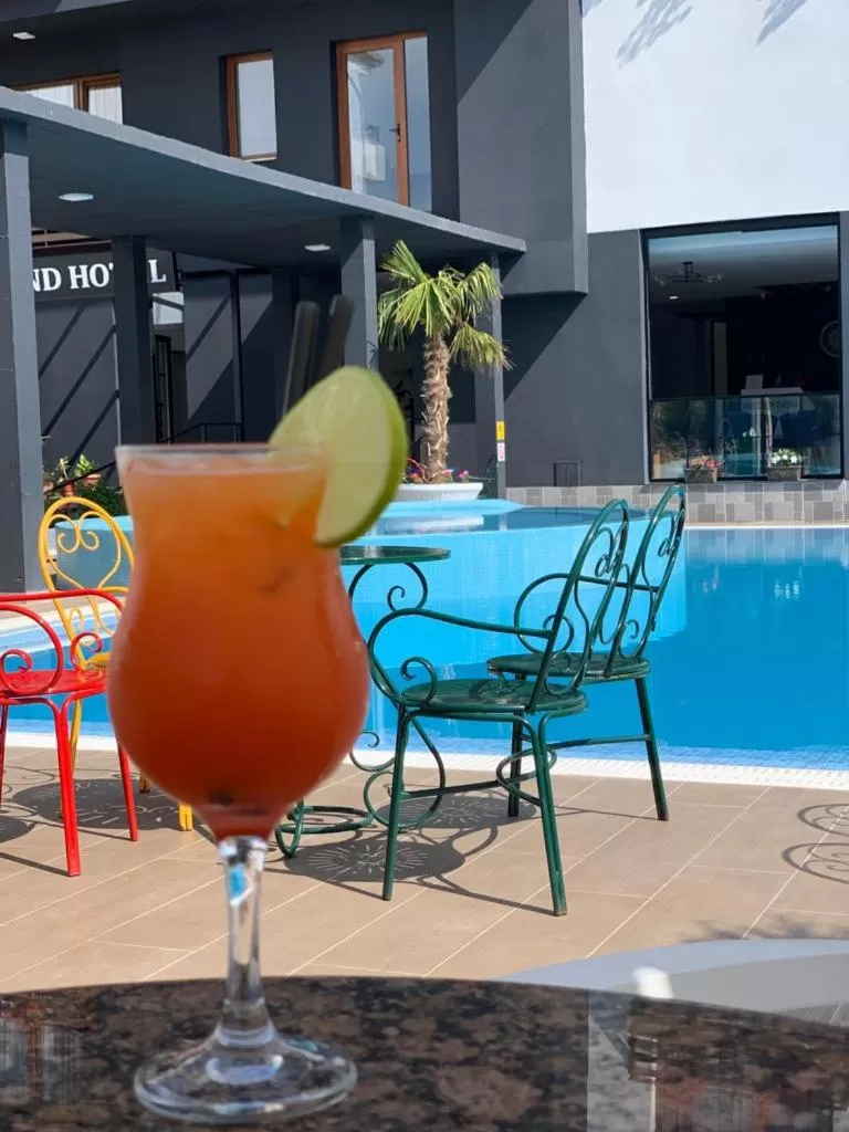 Swimming pool in Grand Hotel Pogradec