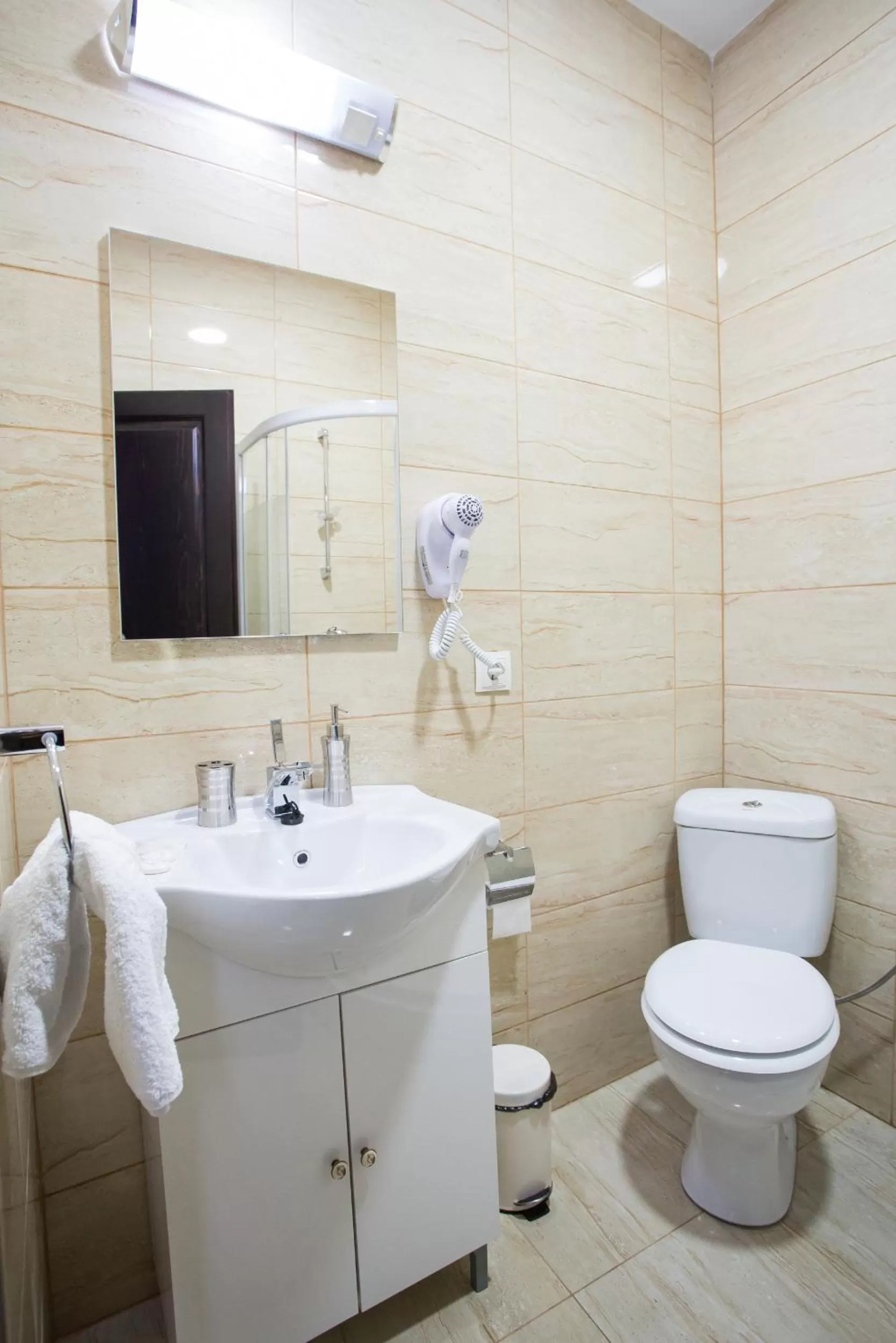 On site, Bathroom in Cazare Turn Sebes