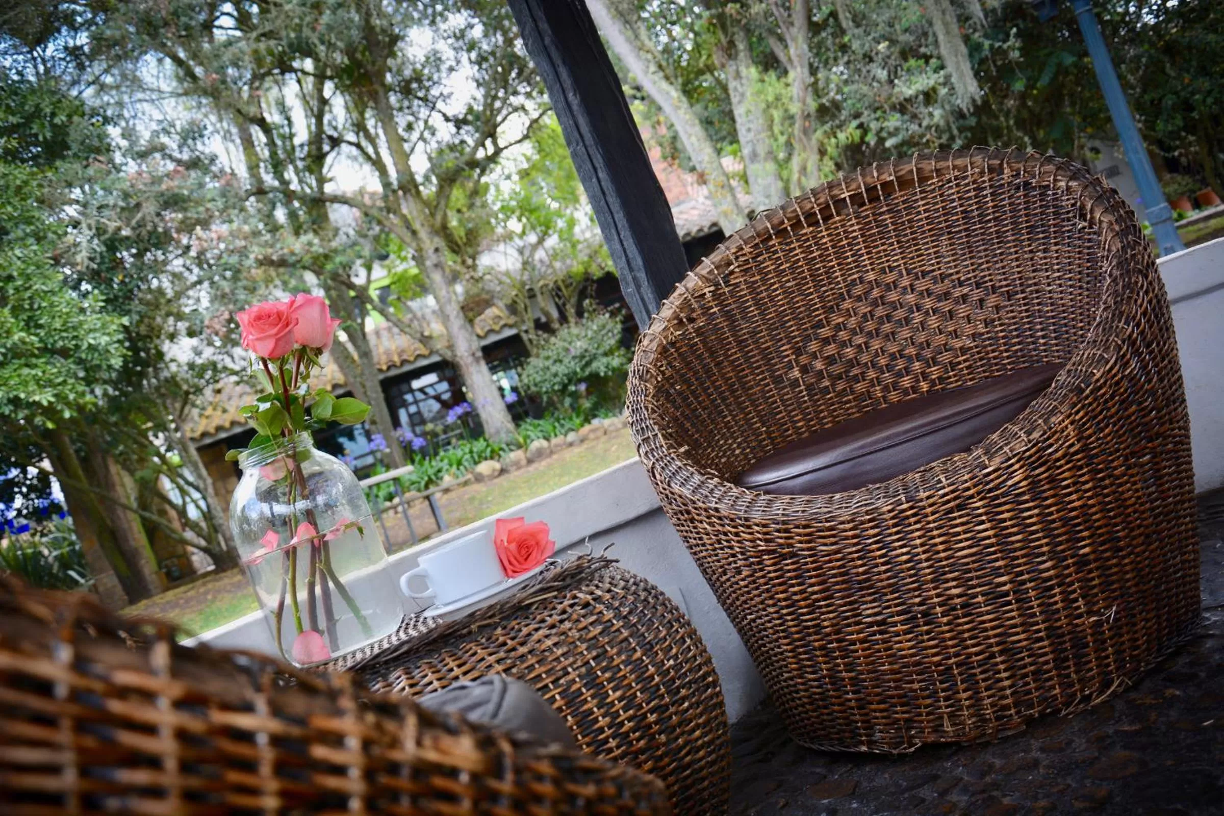 Patio in Posada Cafe La Huerta