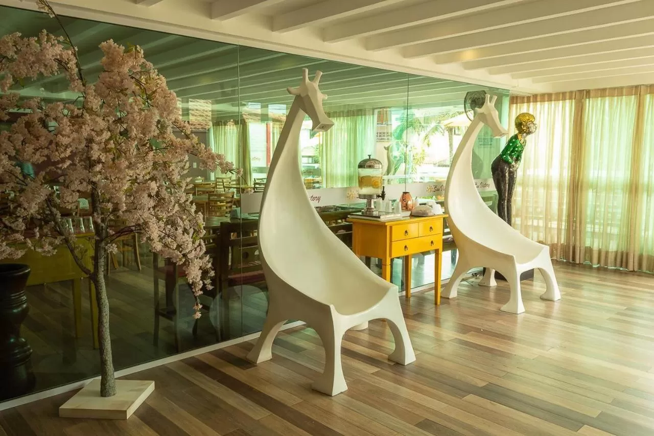 Lobby or reception in Pousada SUN Victory