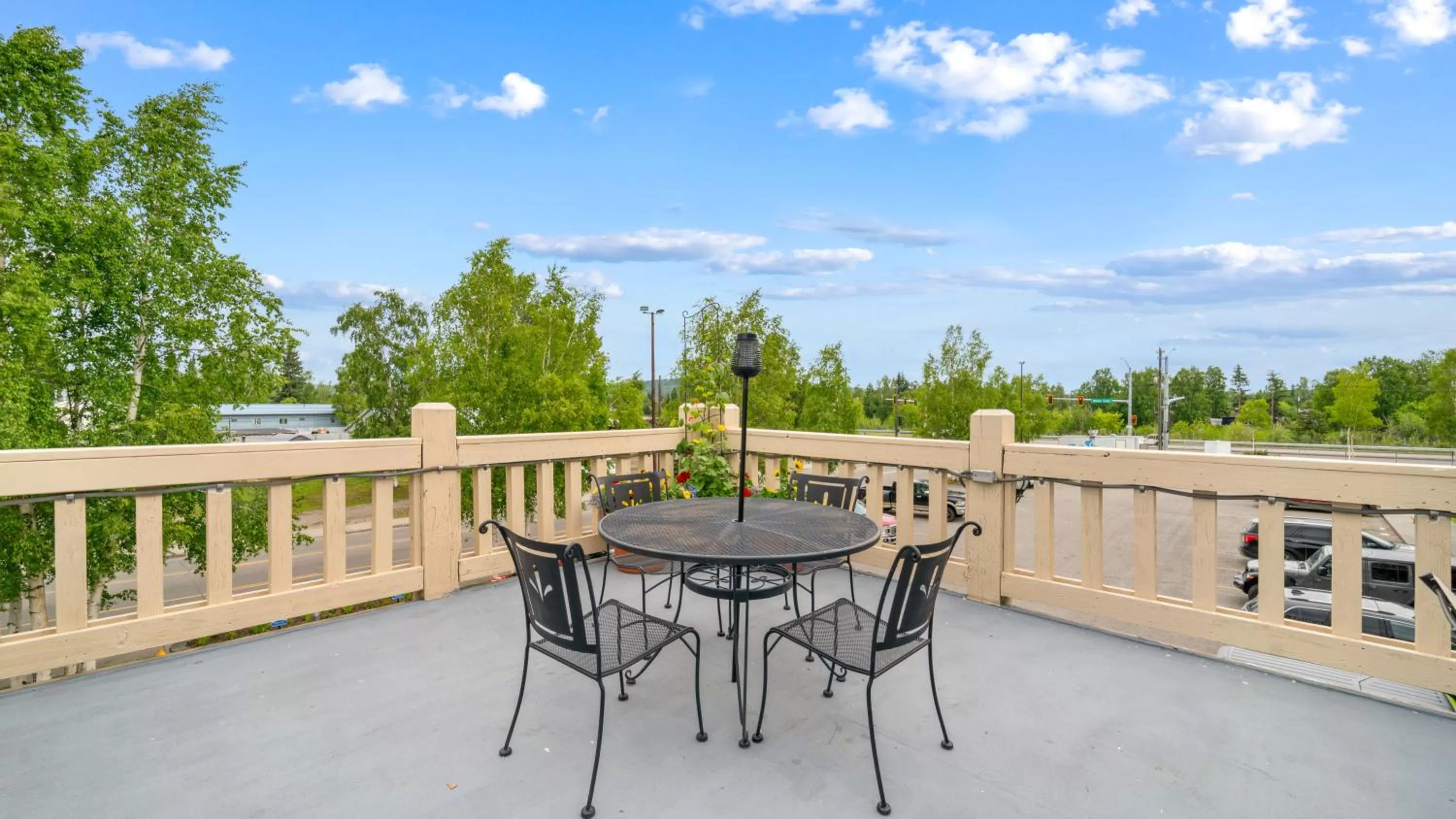 Patio in Clarion Hotel & Suites Fairbanks near Ft Wainwright