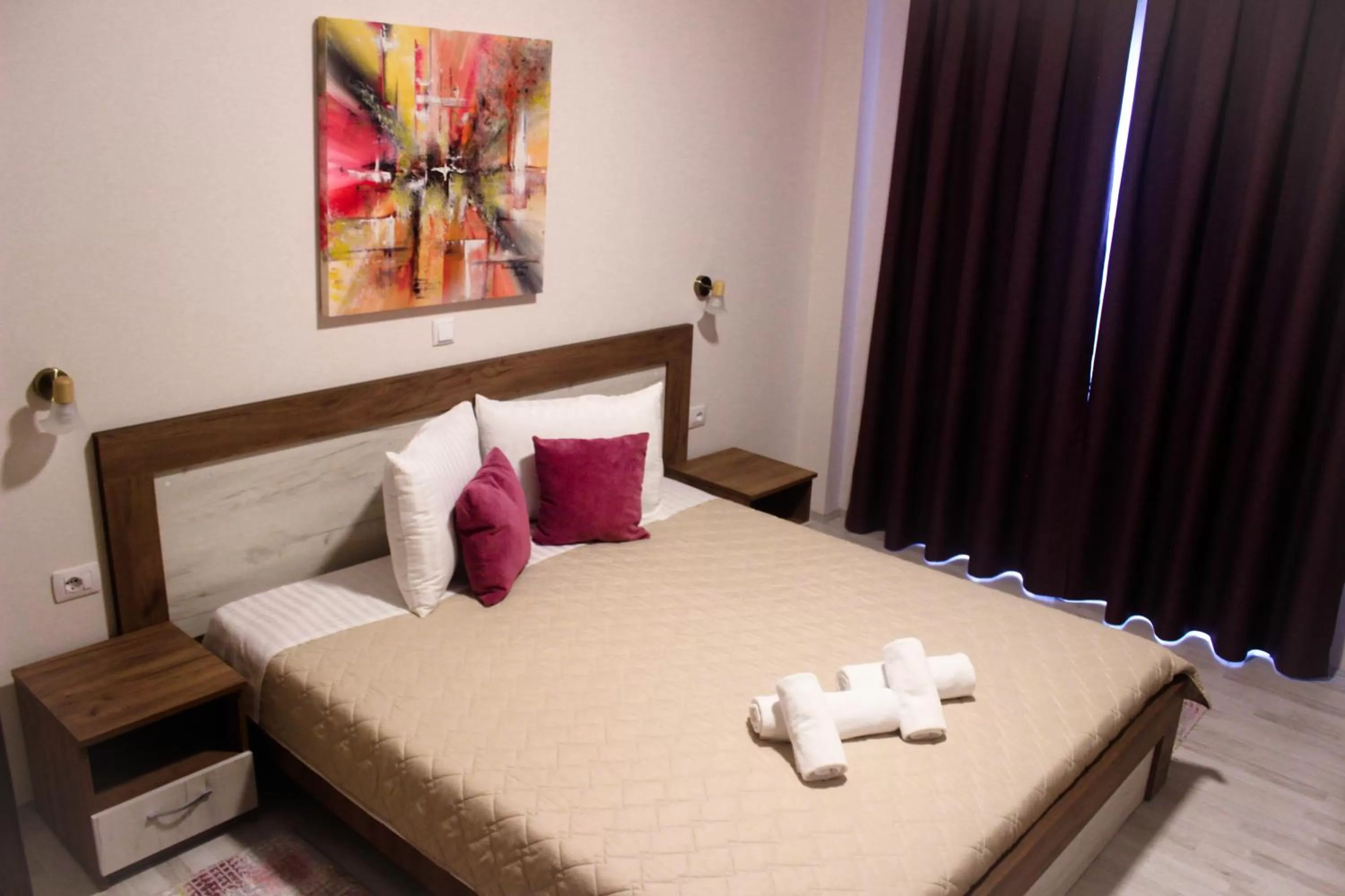 Bed in Boulevard Apartments