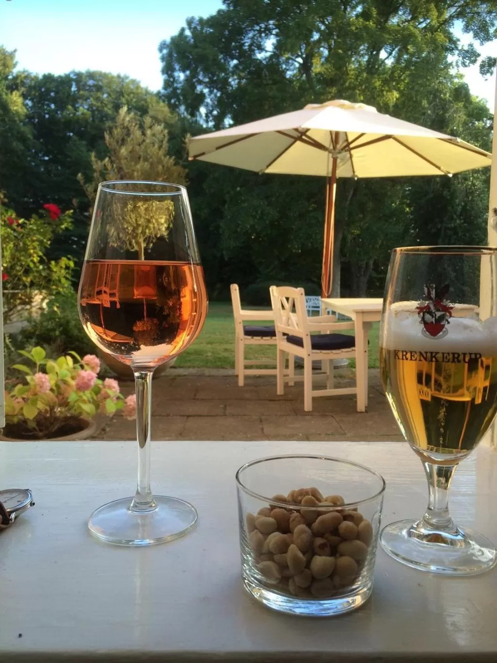 Garden in Ny Kirstineberg Gods Bed & Breakfast