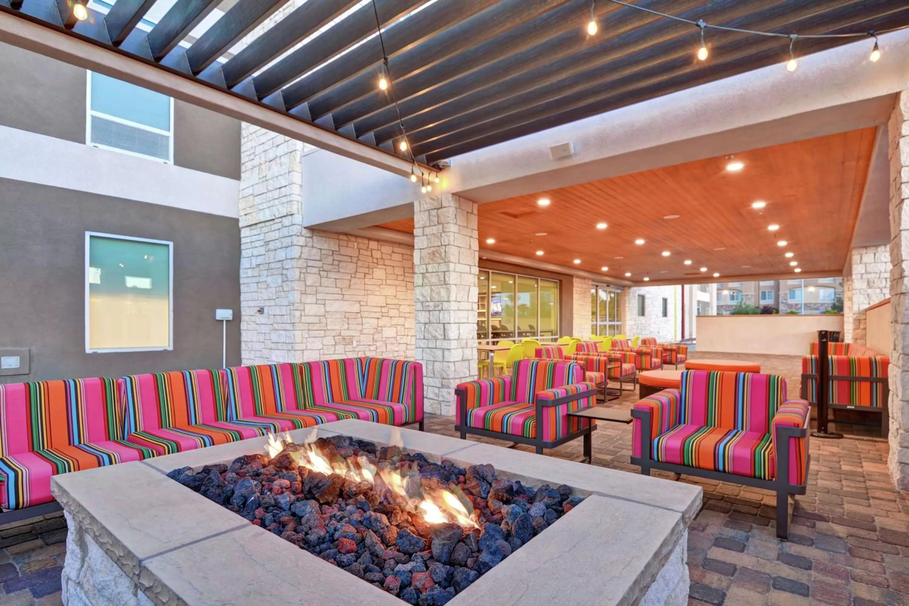 Patio in Home2 Suites By Hilton Las Vegas Strip South