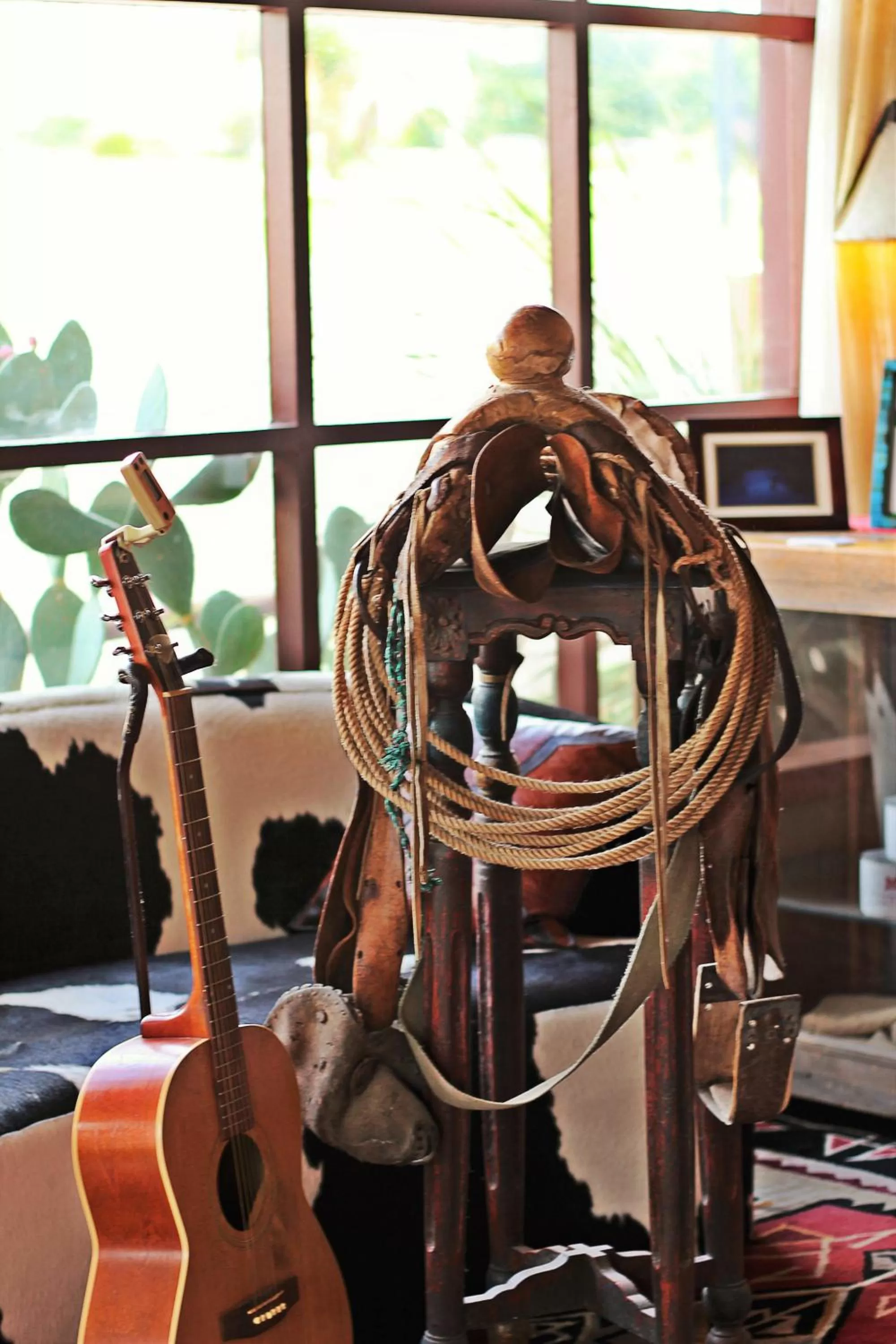 Lobby or reception in The Maverick Inn