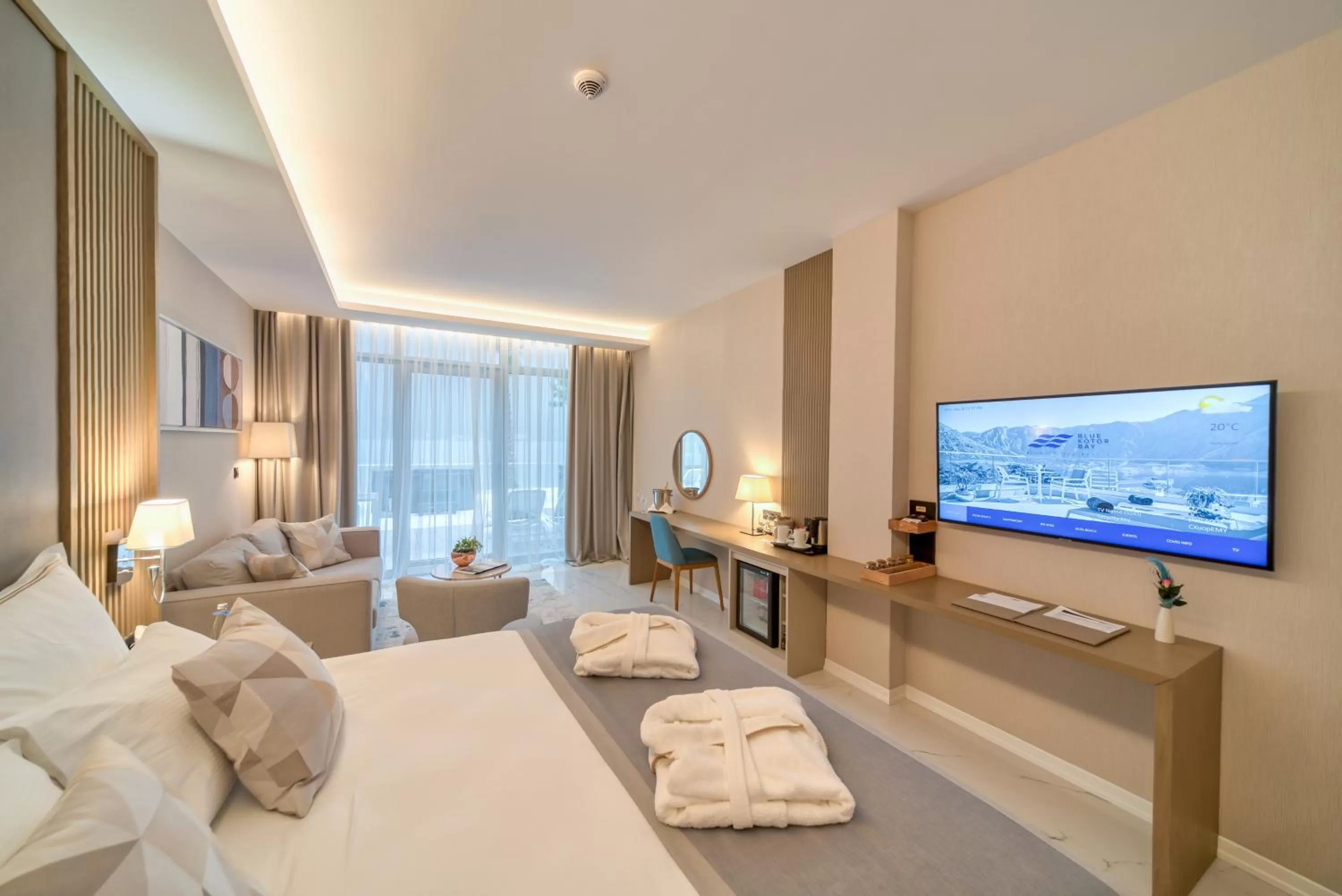 Bed in Hyatt Regency Kotor Bay Resort