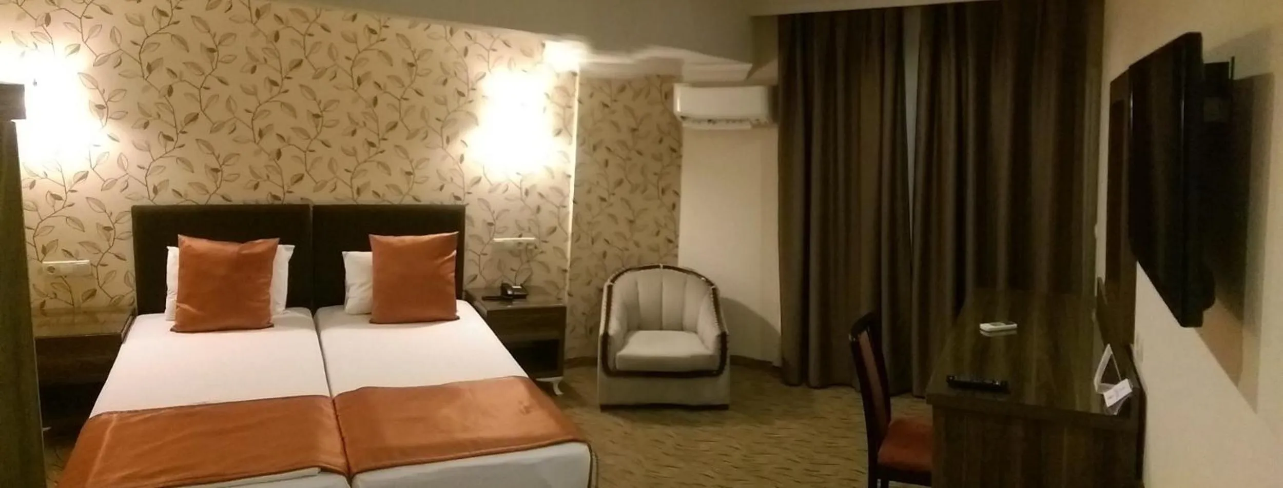 Decorative detail, Bed in Hotel Billurcu