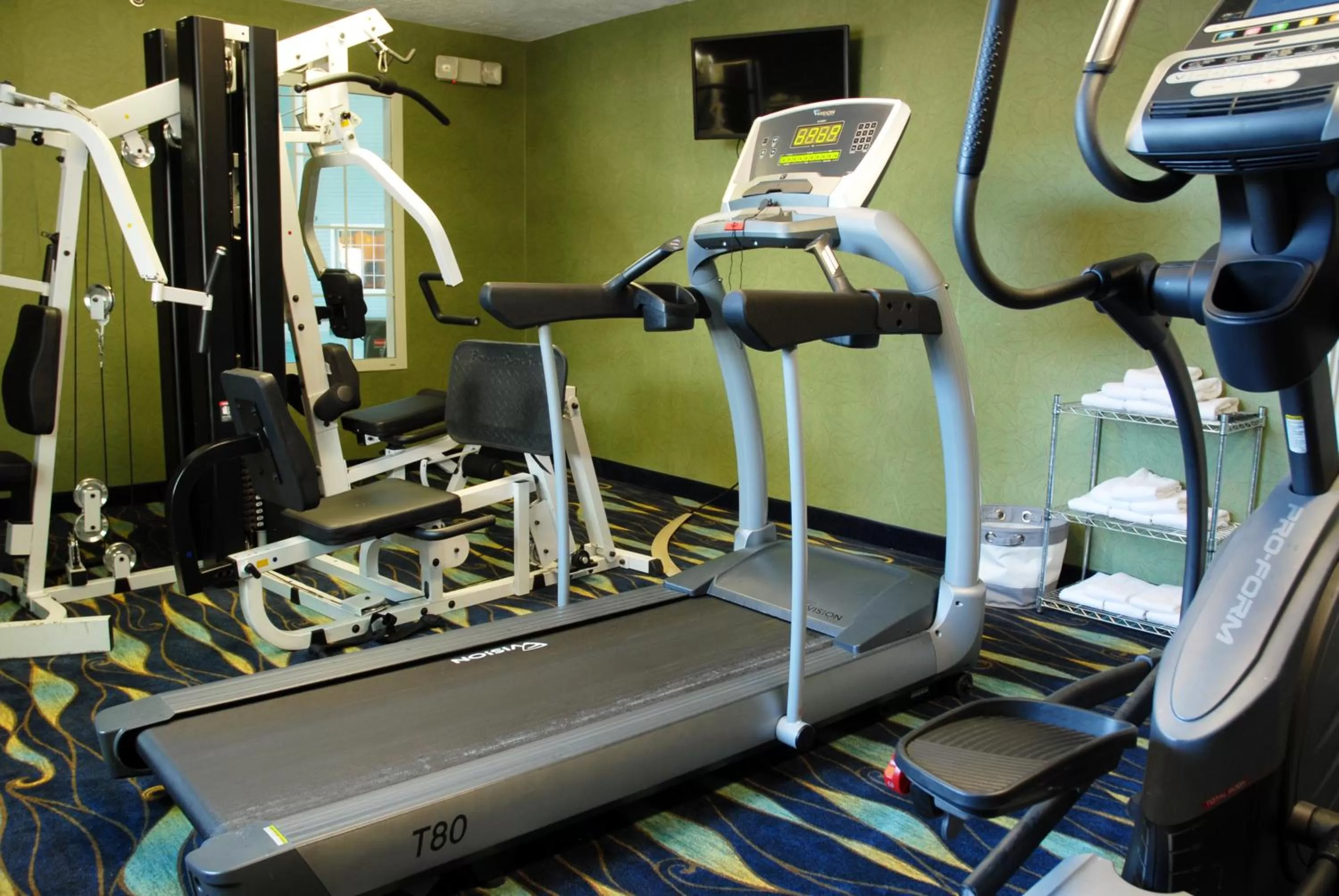 Fitness centre/facilities in Grand Beach Resort Hotel