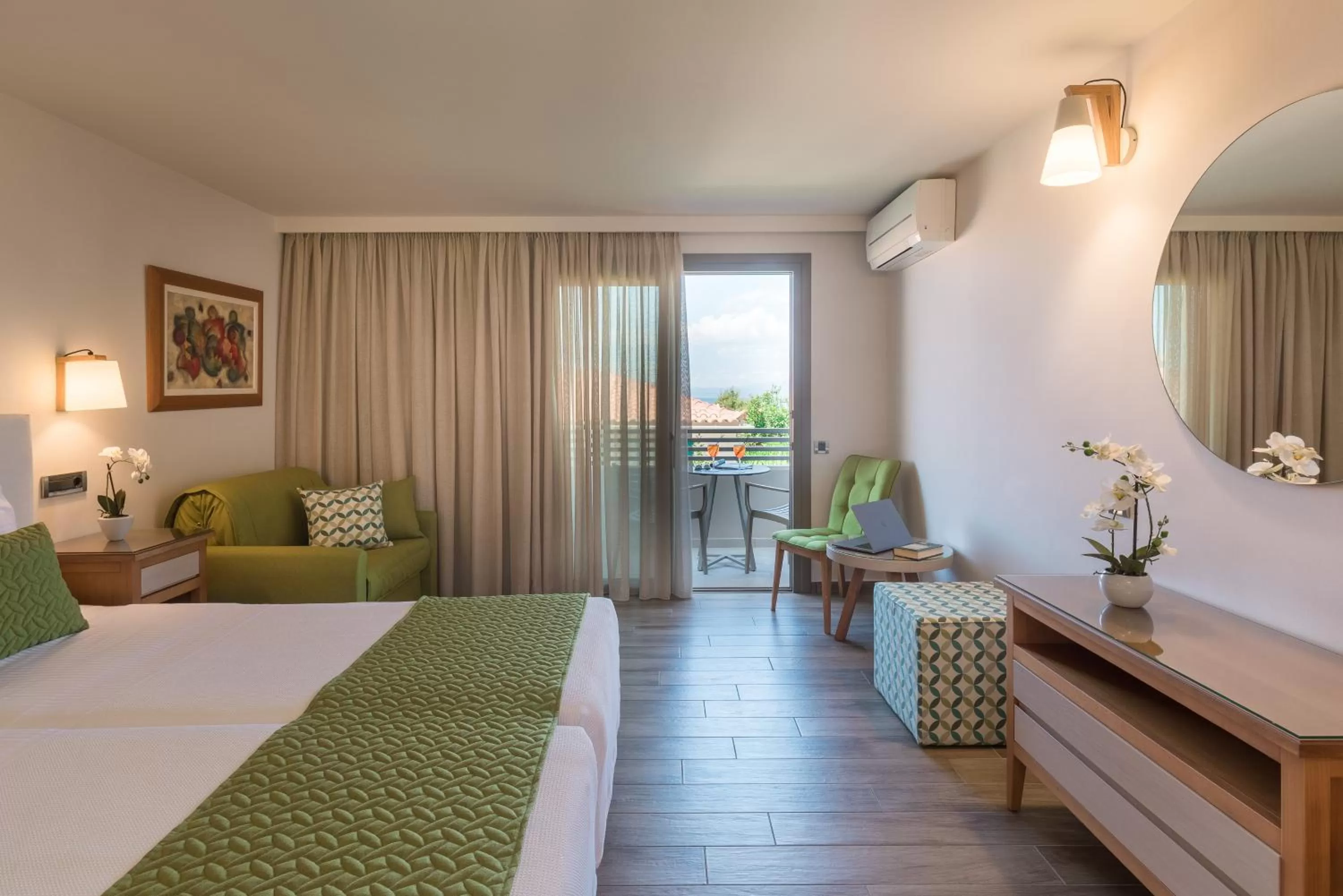 Photo of the whole room, Bed in Akti Taygetos - Conference Resort