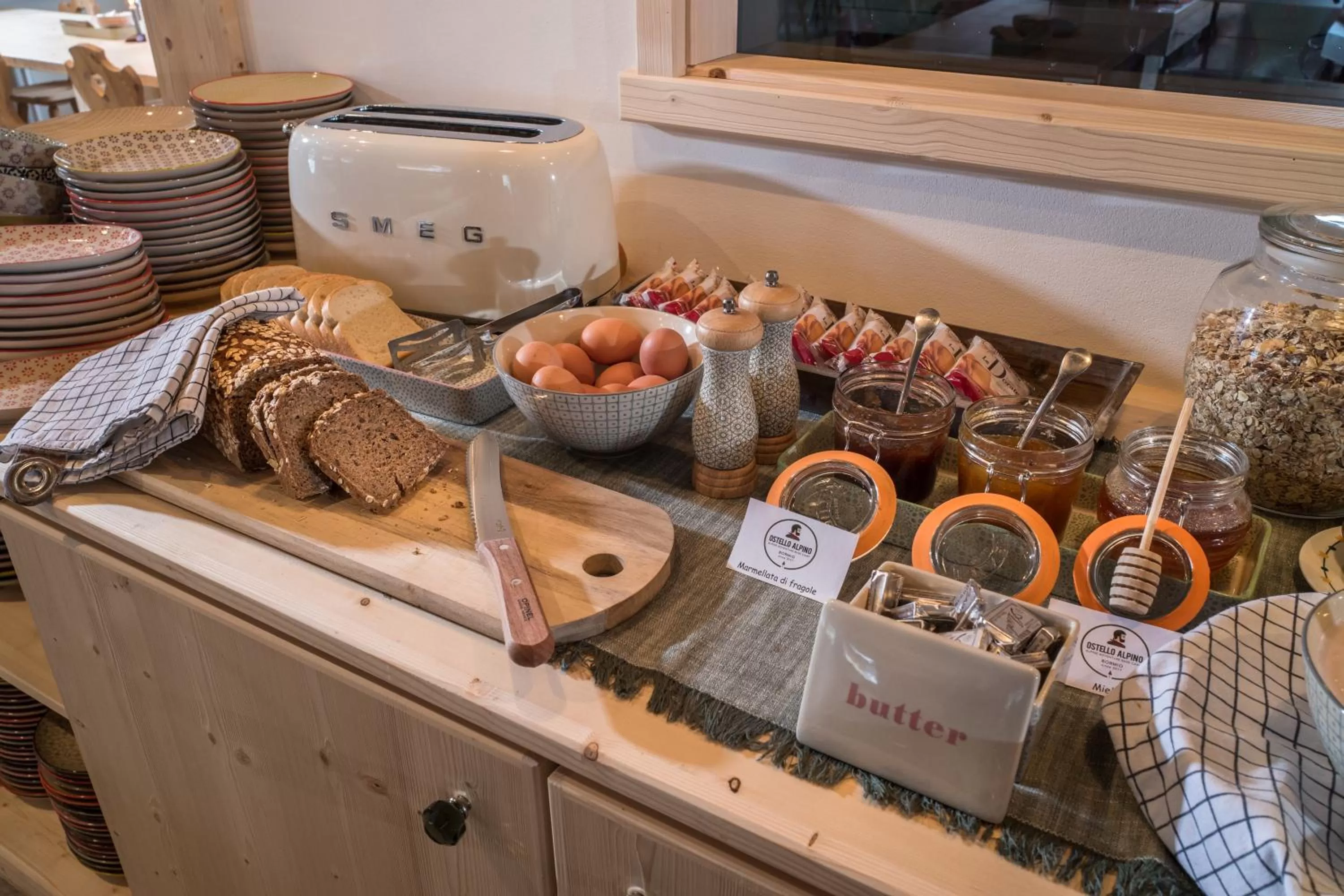 Breakfast in Ostello Alpino