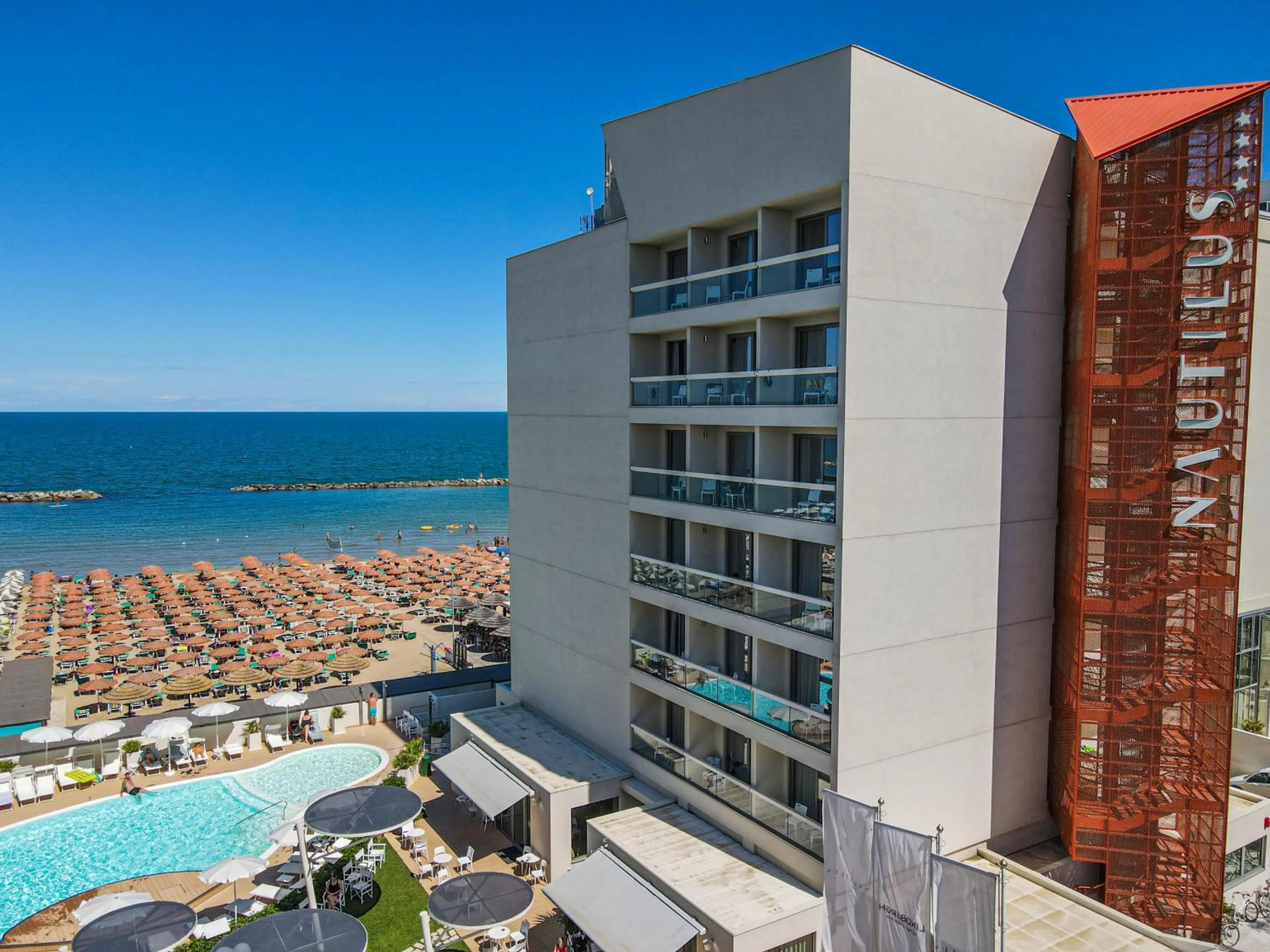 Property building in Nautilus Family Hotel