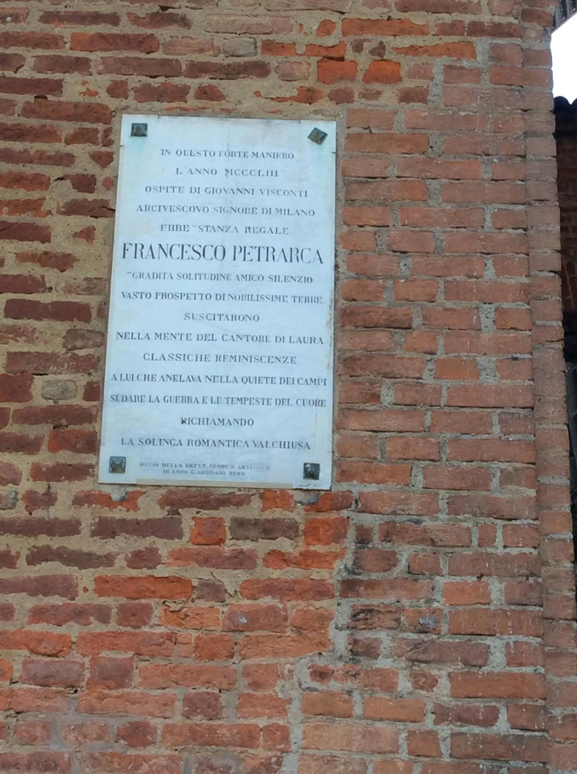 On site in Bed & Breakfast Sforza 19