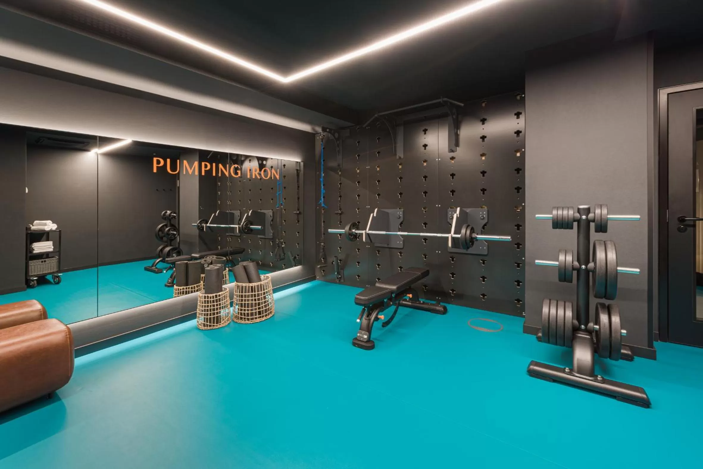 Fitness centre/facilities in EmiLu Design Hotel