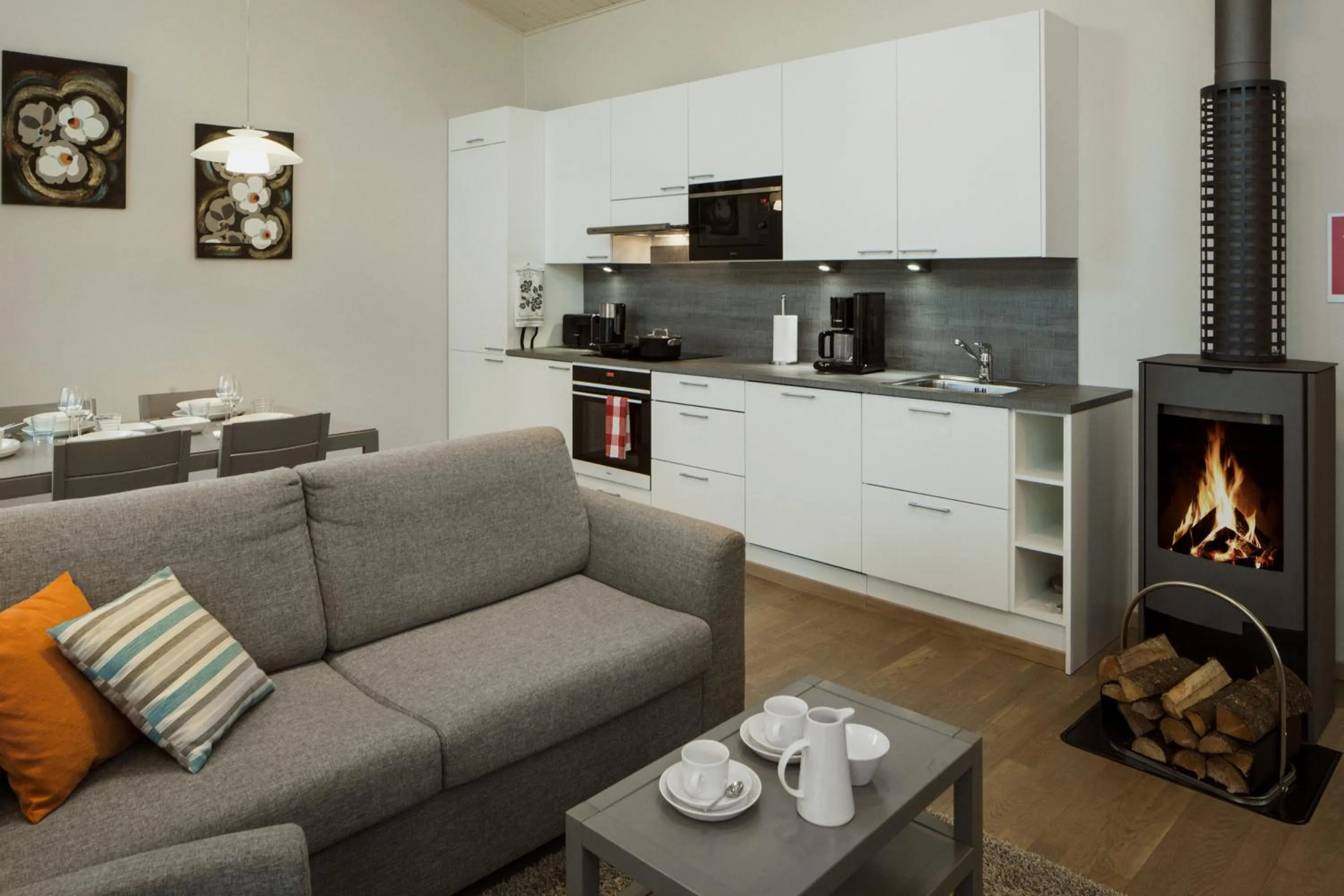 Kitchen or kitchenette in Holiday Club Saimaa Apartments