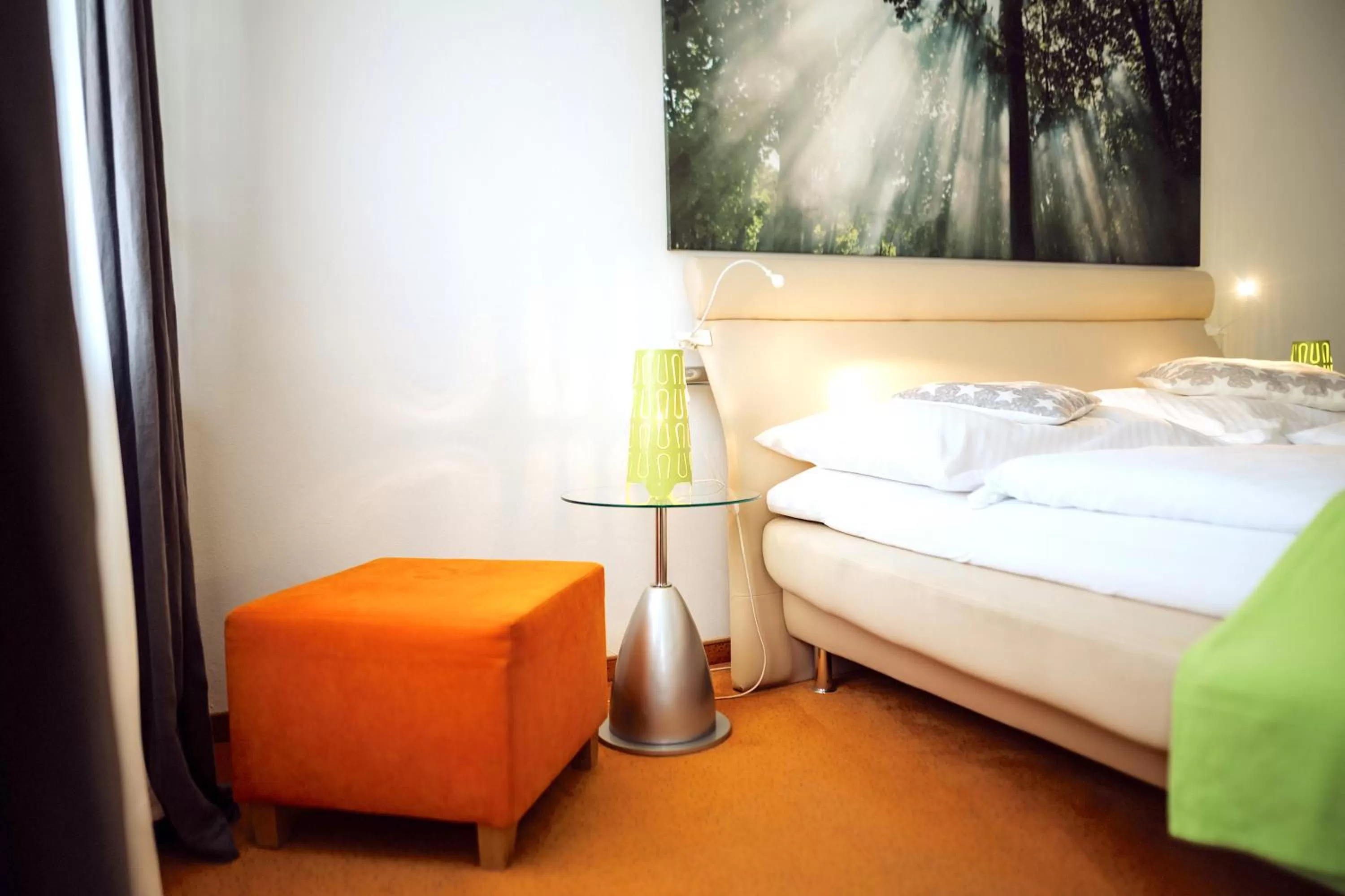 Bed in Das Hotel Stern 24h self-check-in