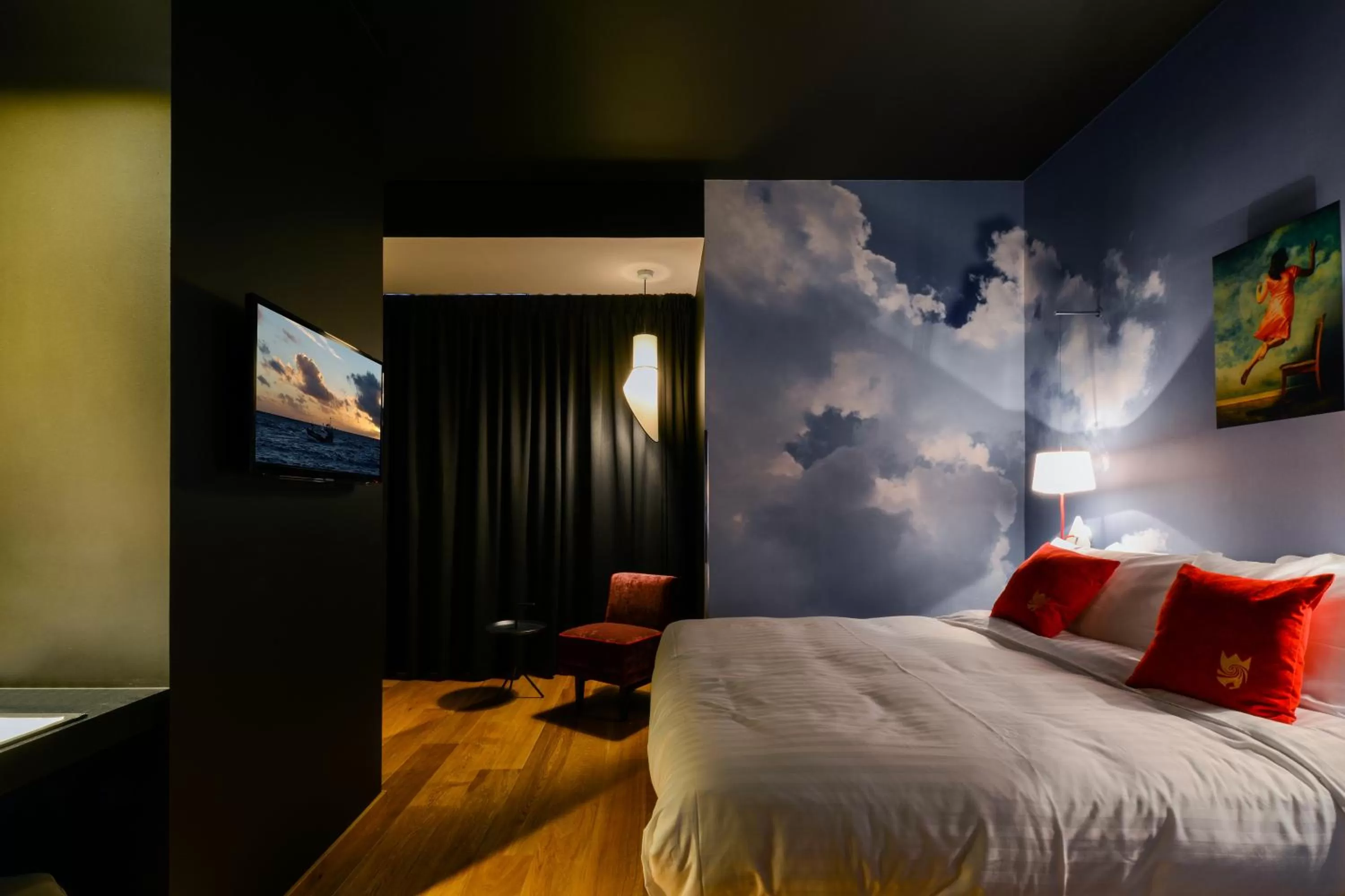 Bed in Hotel The Royal Snail