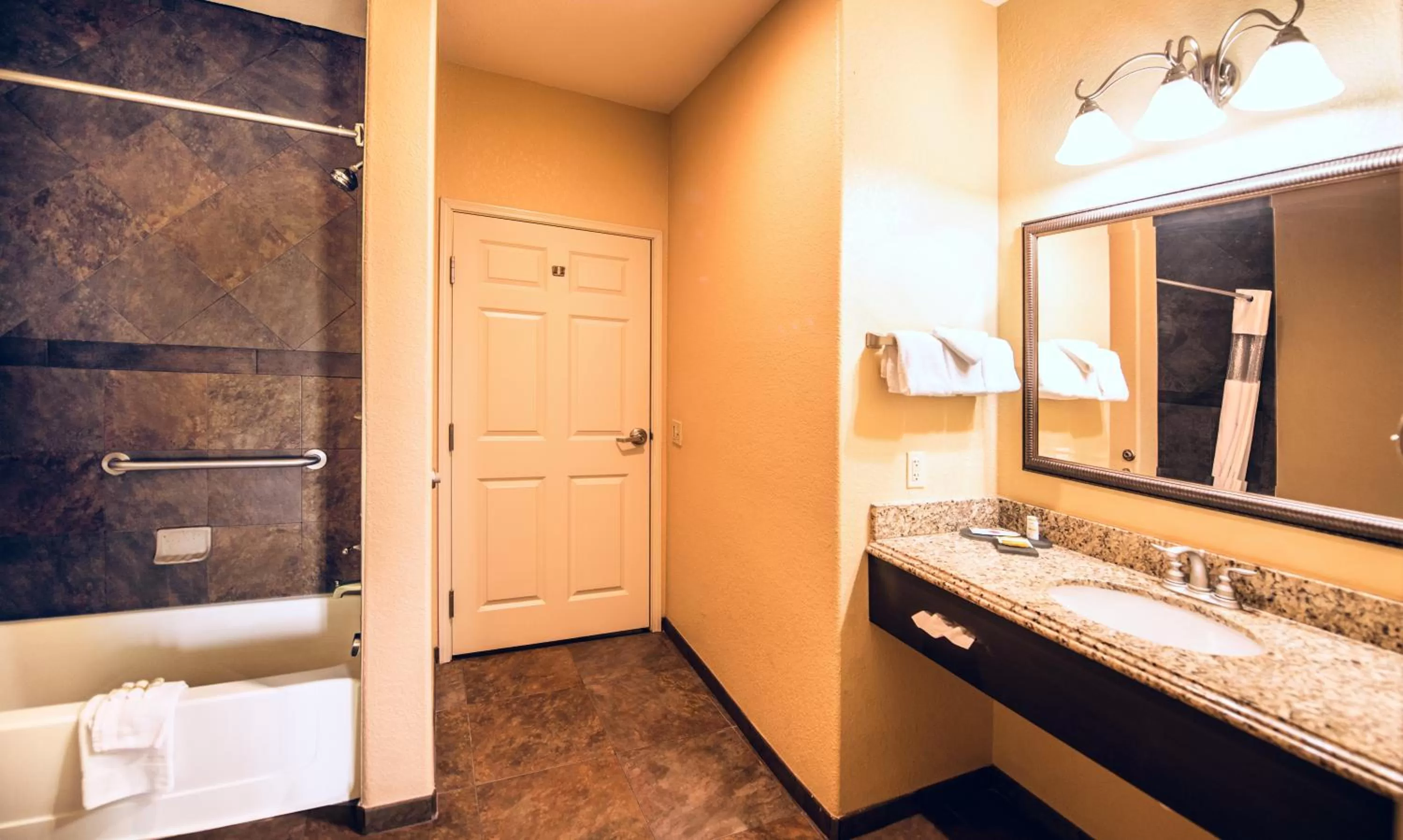 Bathroom in La Quinta by Wyndham Marble Falls