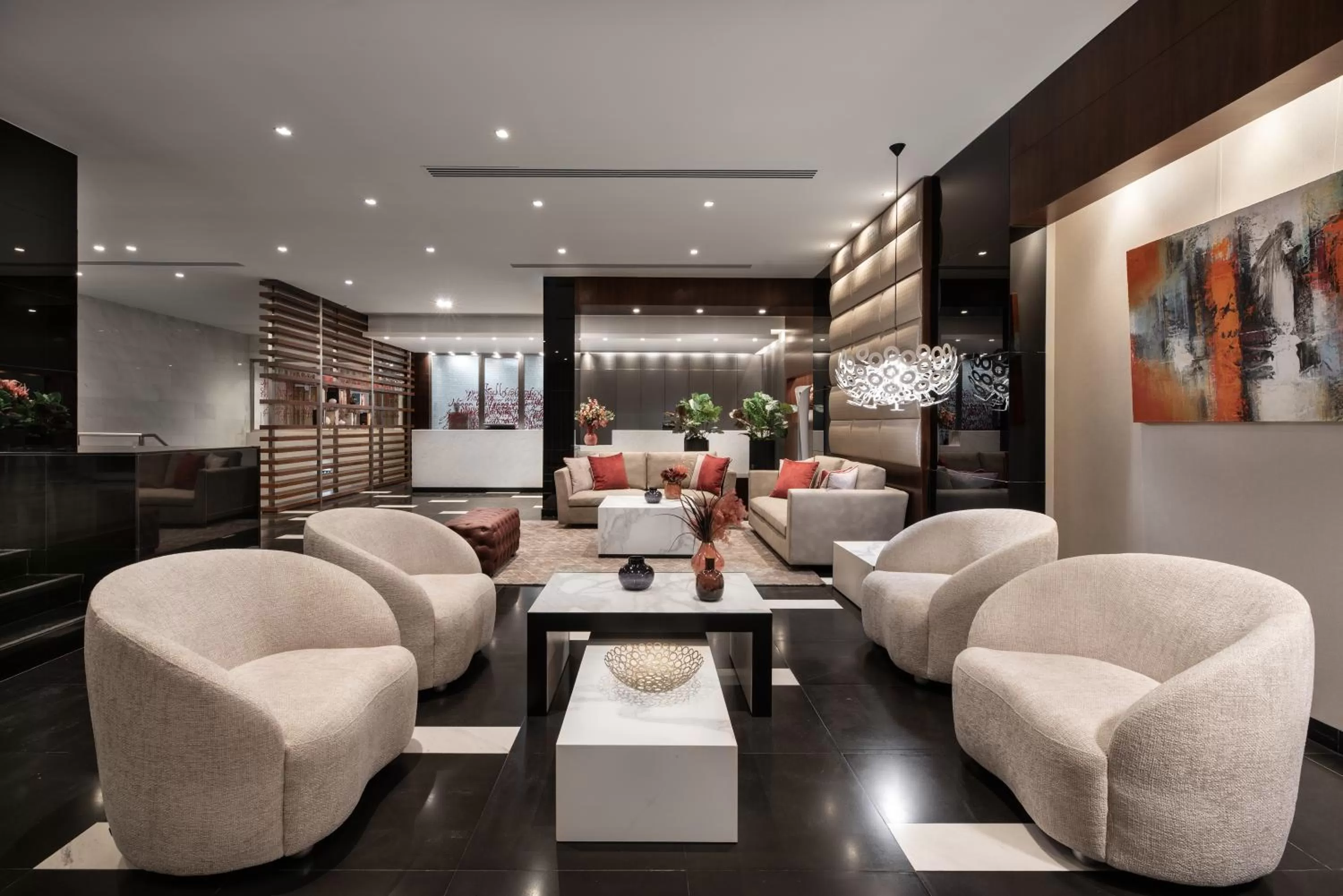 Lobby or reception in Eurostars Das Letras