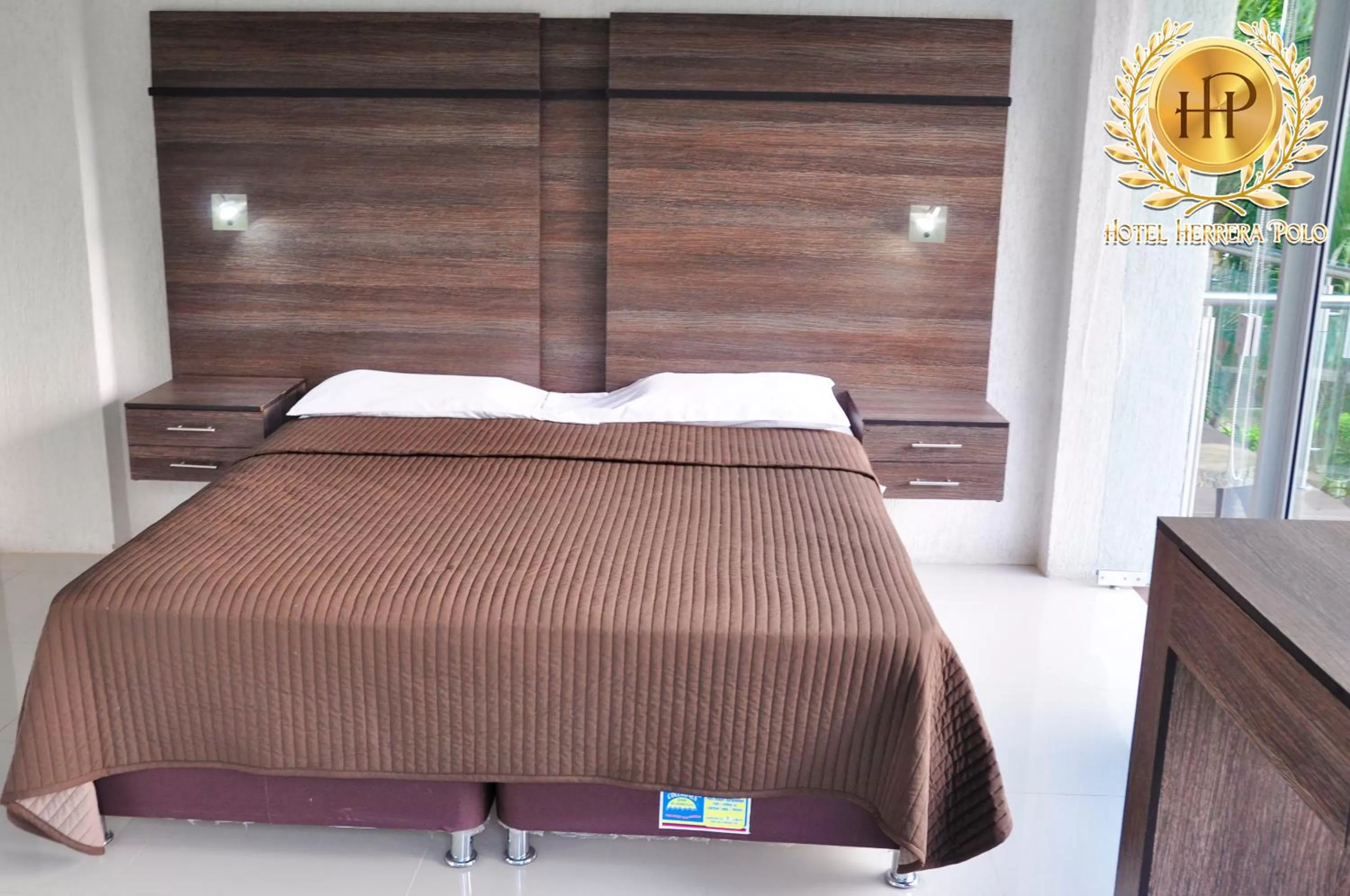 Bed in Hotel Herrera Polo