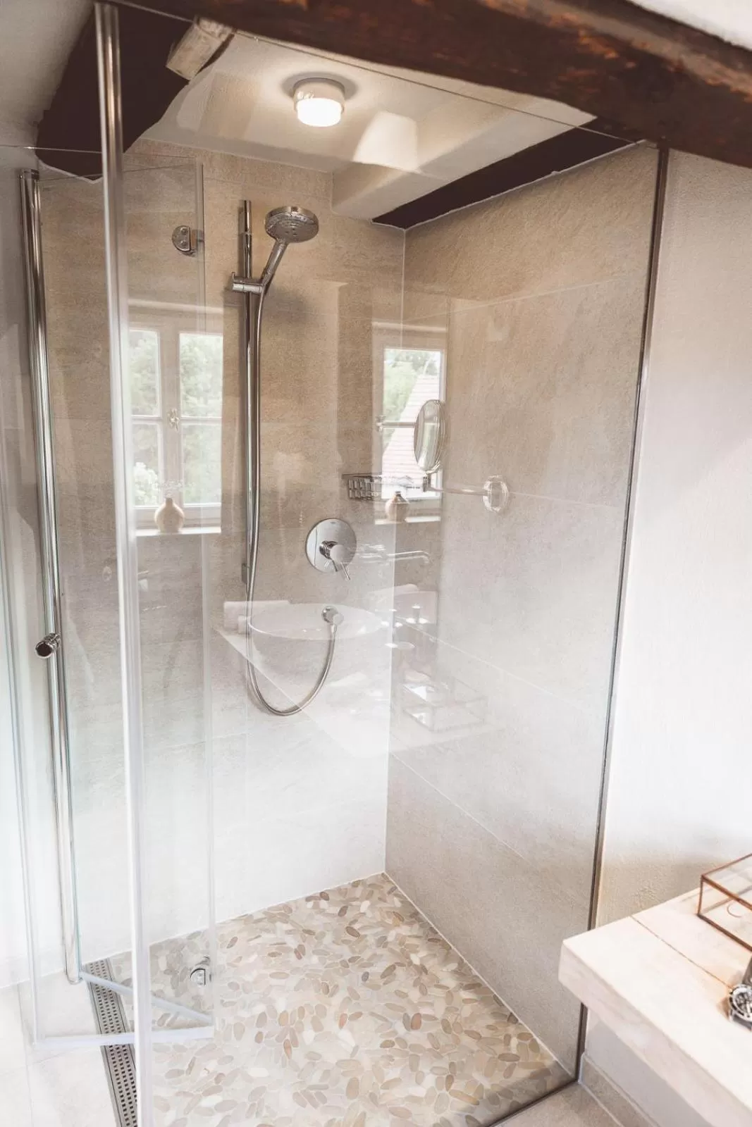 Shower, Bathroom in Landhotel Lammershof