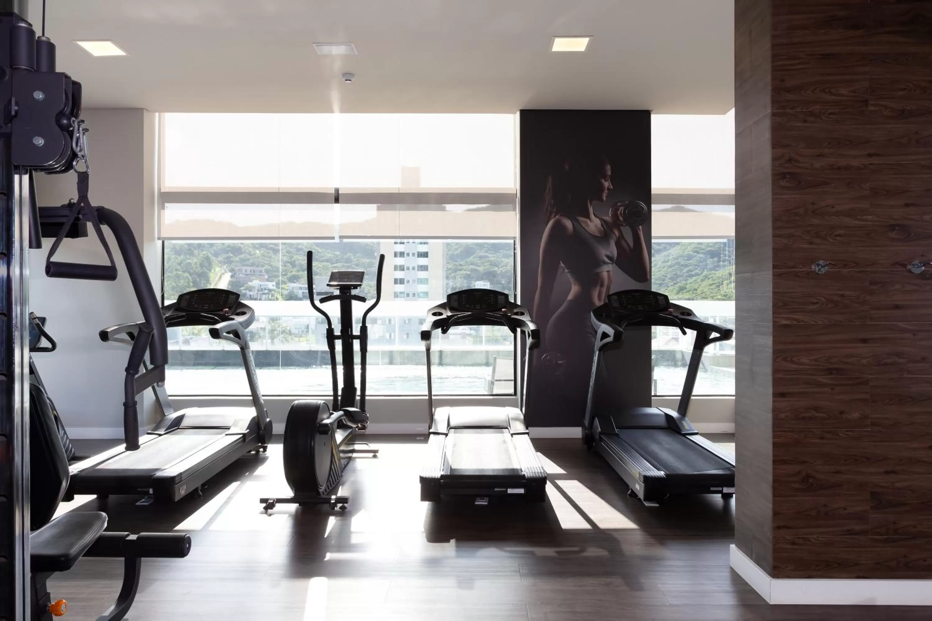 Fitness centre/facilities in Hilton Garden Inn Praia Brava