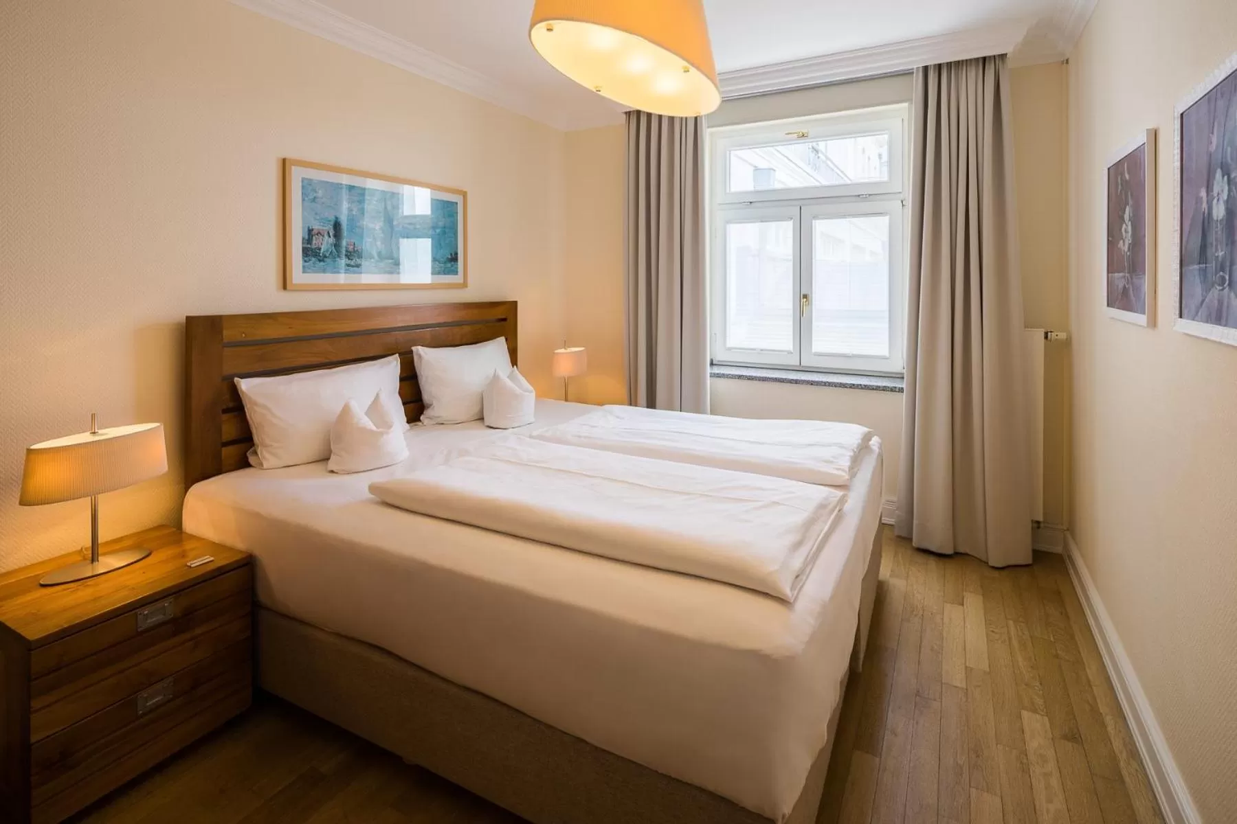 Bed in Strandhotel Kurhaus Juist
