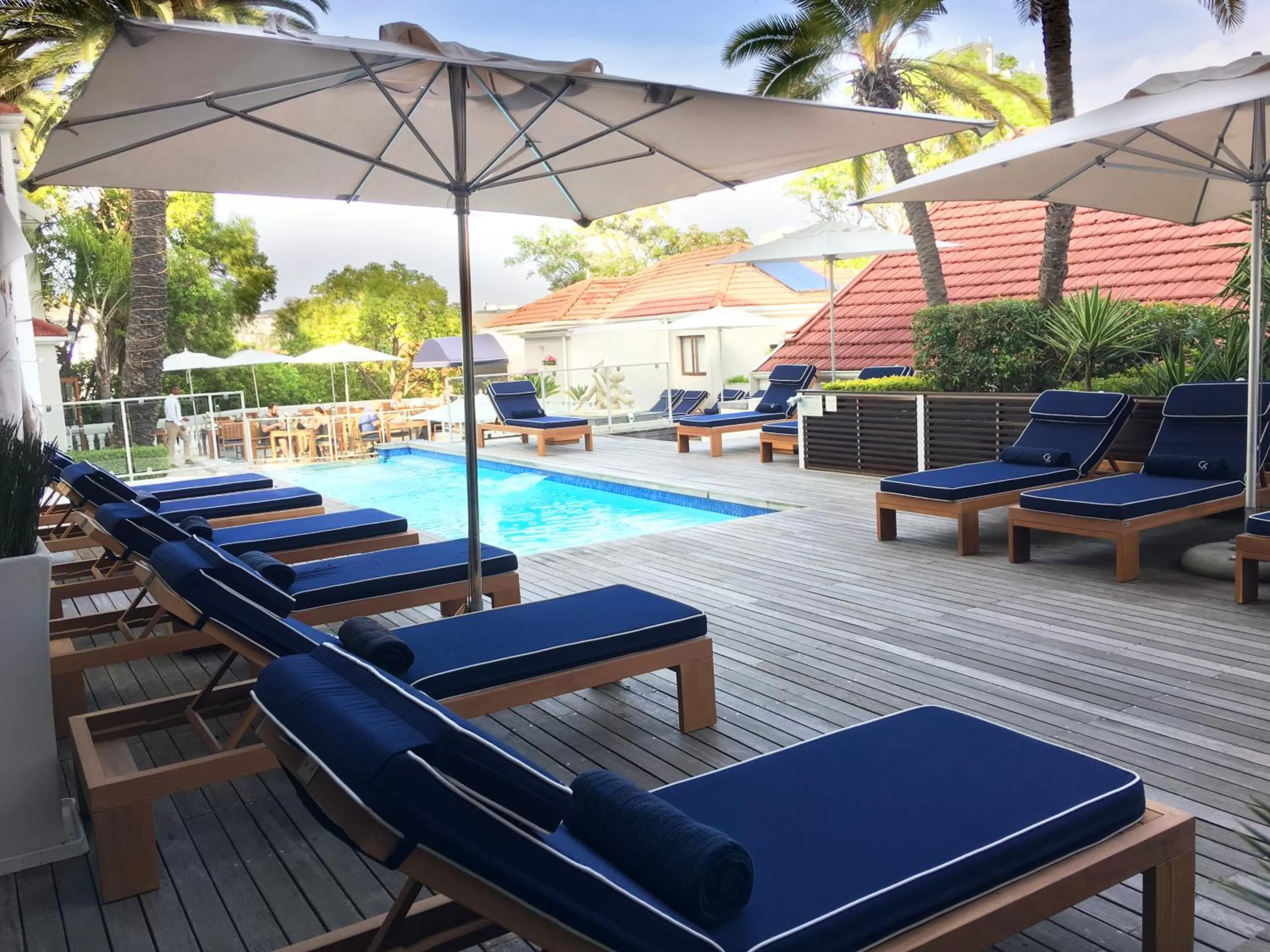 Patio, Swimming Pool in The Glen Boutique Hotel & Spa
