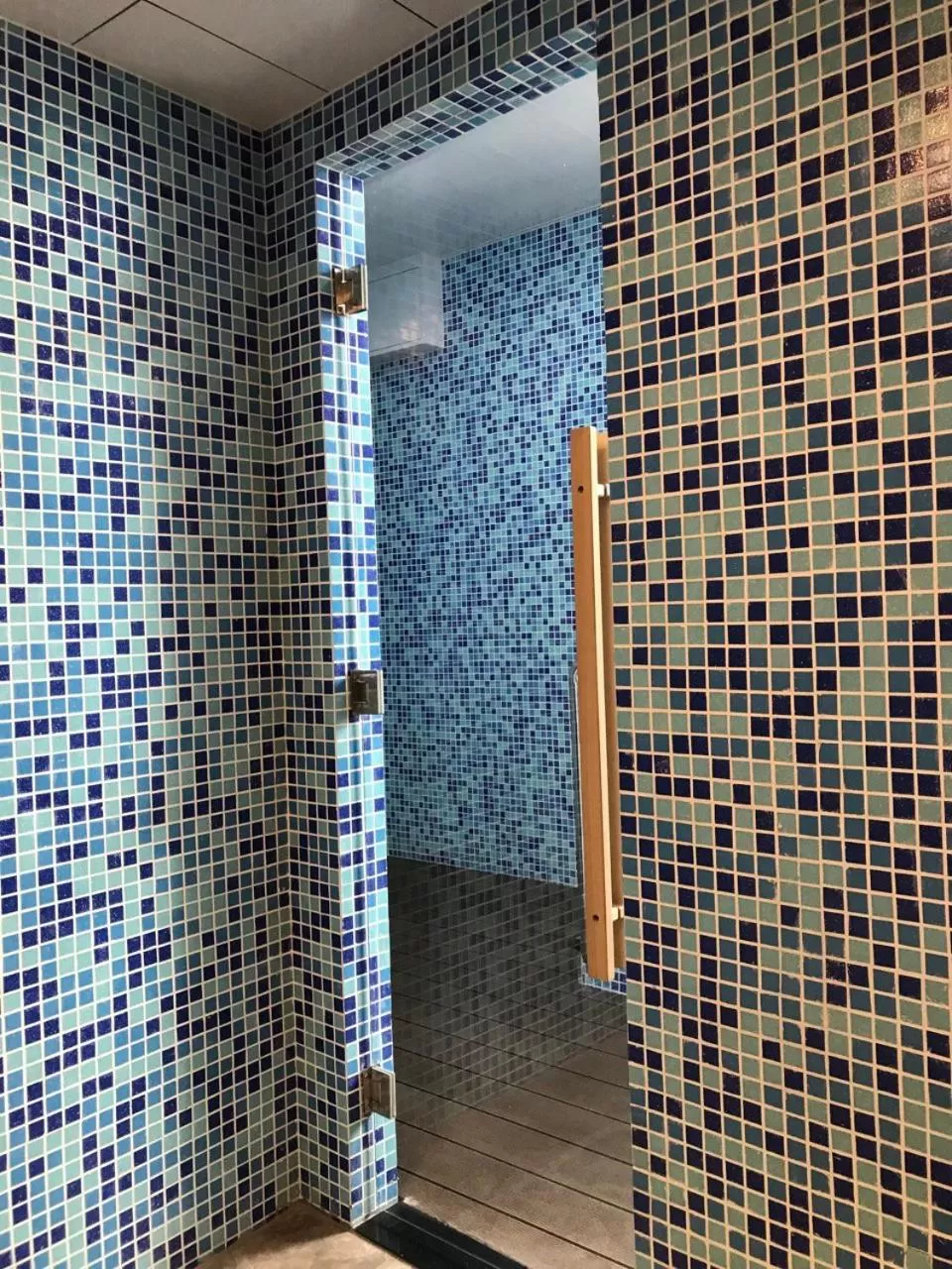 Steam room in V V Hotel Battambang