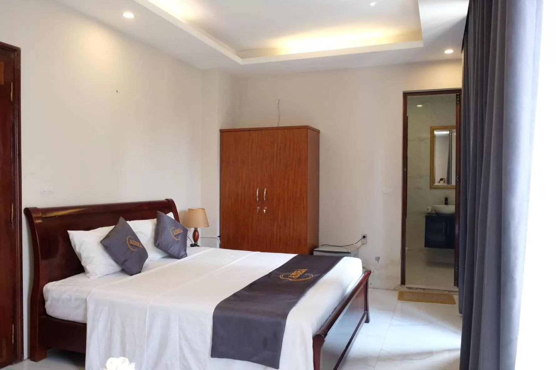 Bed in Aisha HOTELS and APARTMENTS