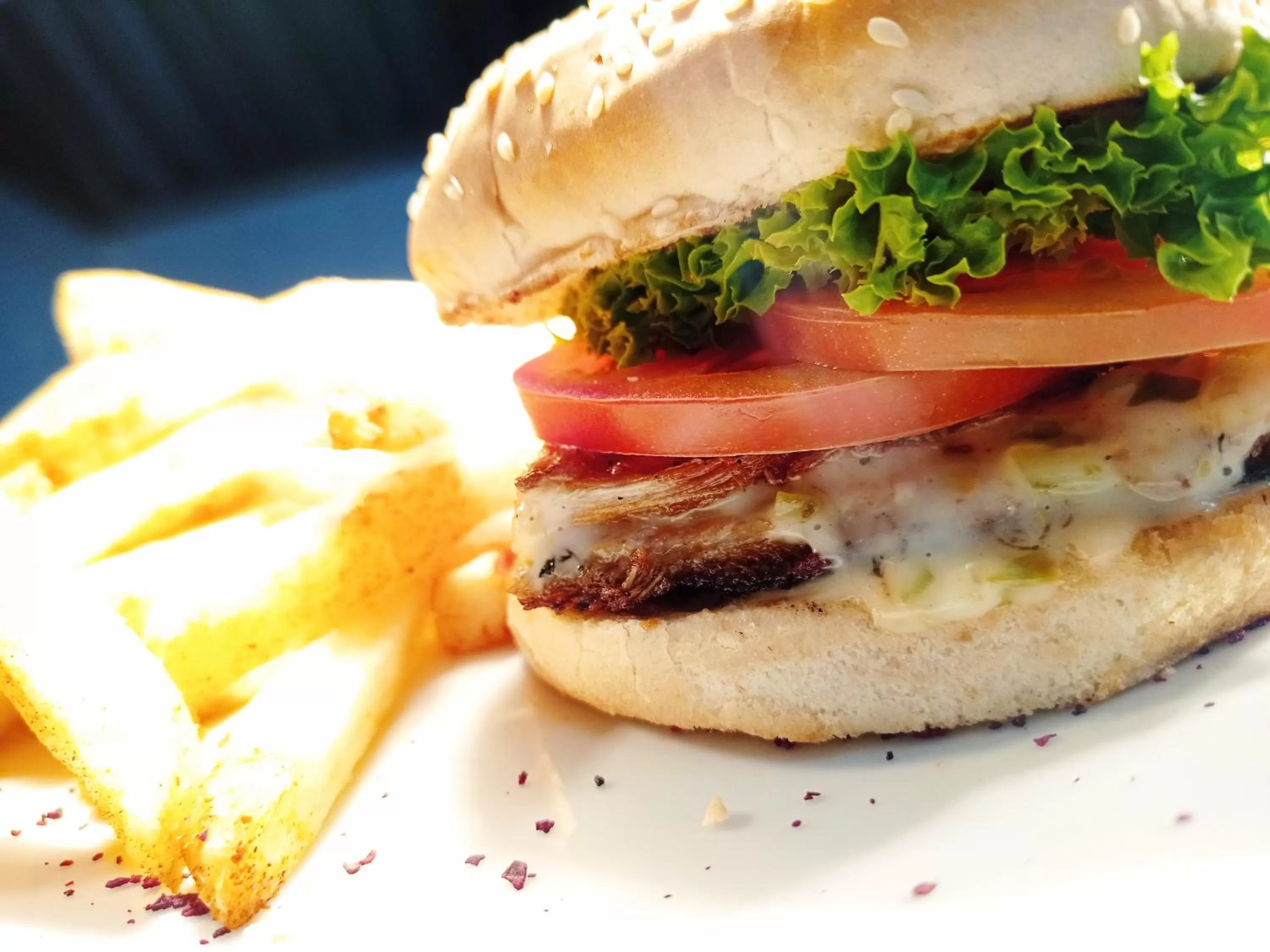 Food in Hotel Refugio Pozo Azul