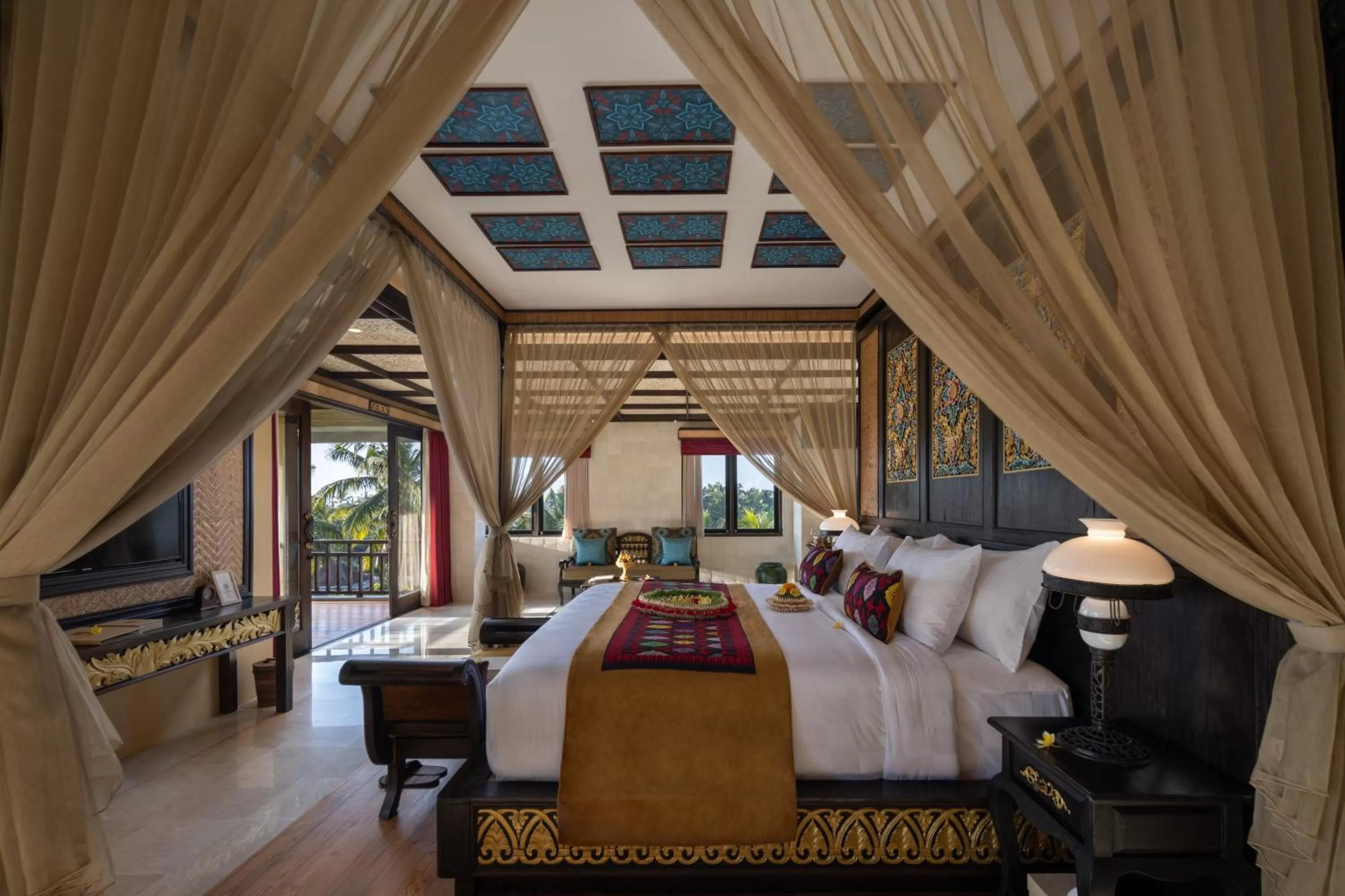 Photo of the whole room, Bed in Kuwarasan A Pramana Experience