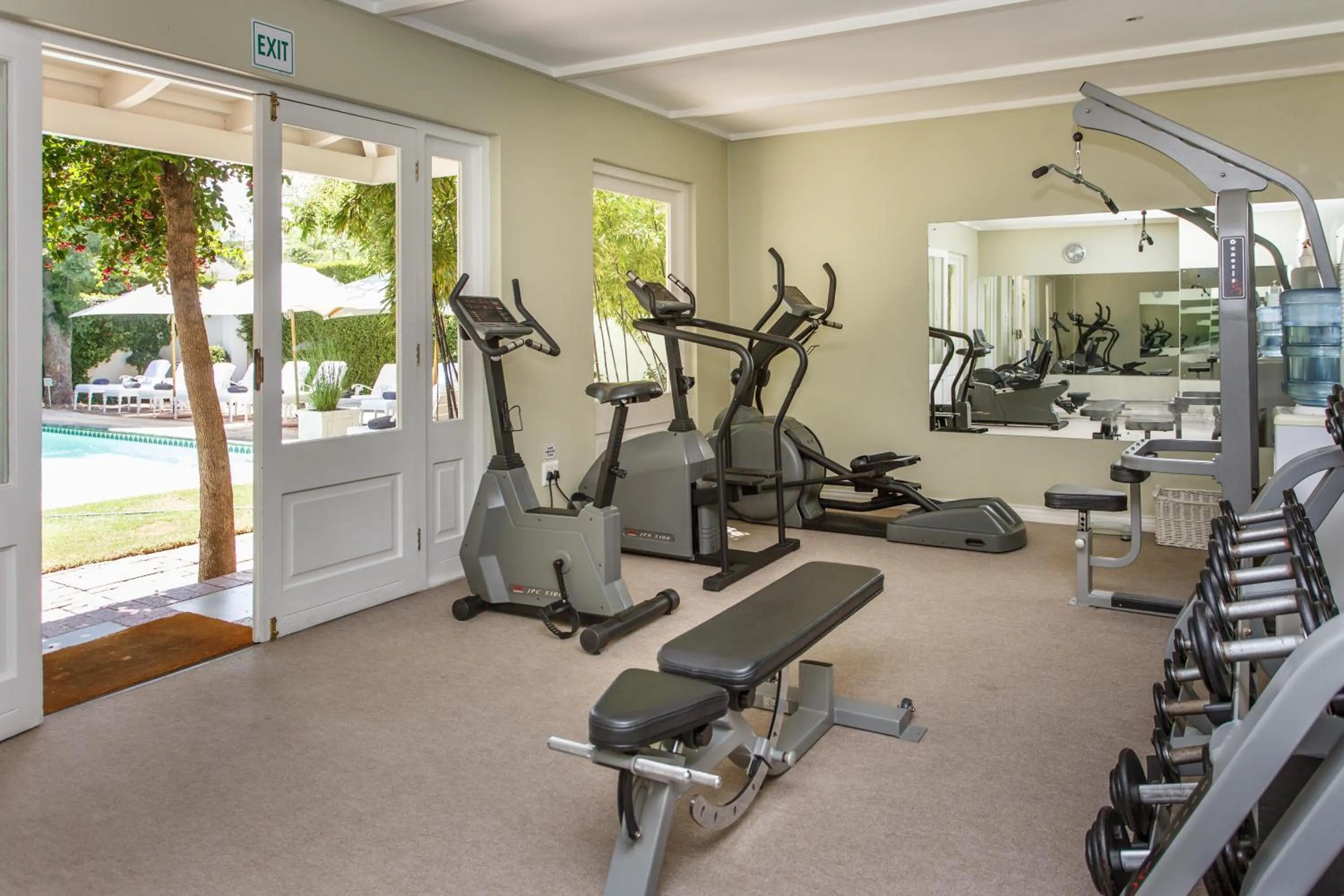 Fitness centre/facilities in Rosenhof Boutique Hotel