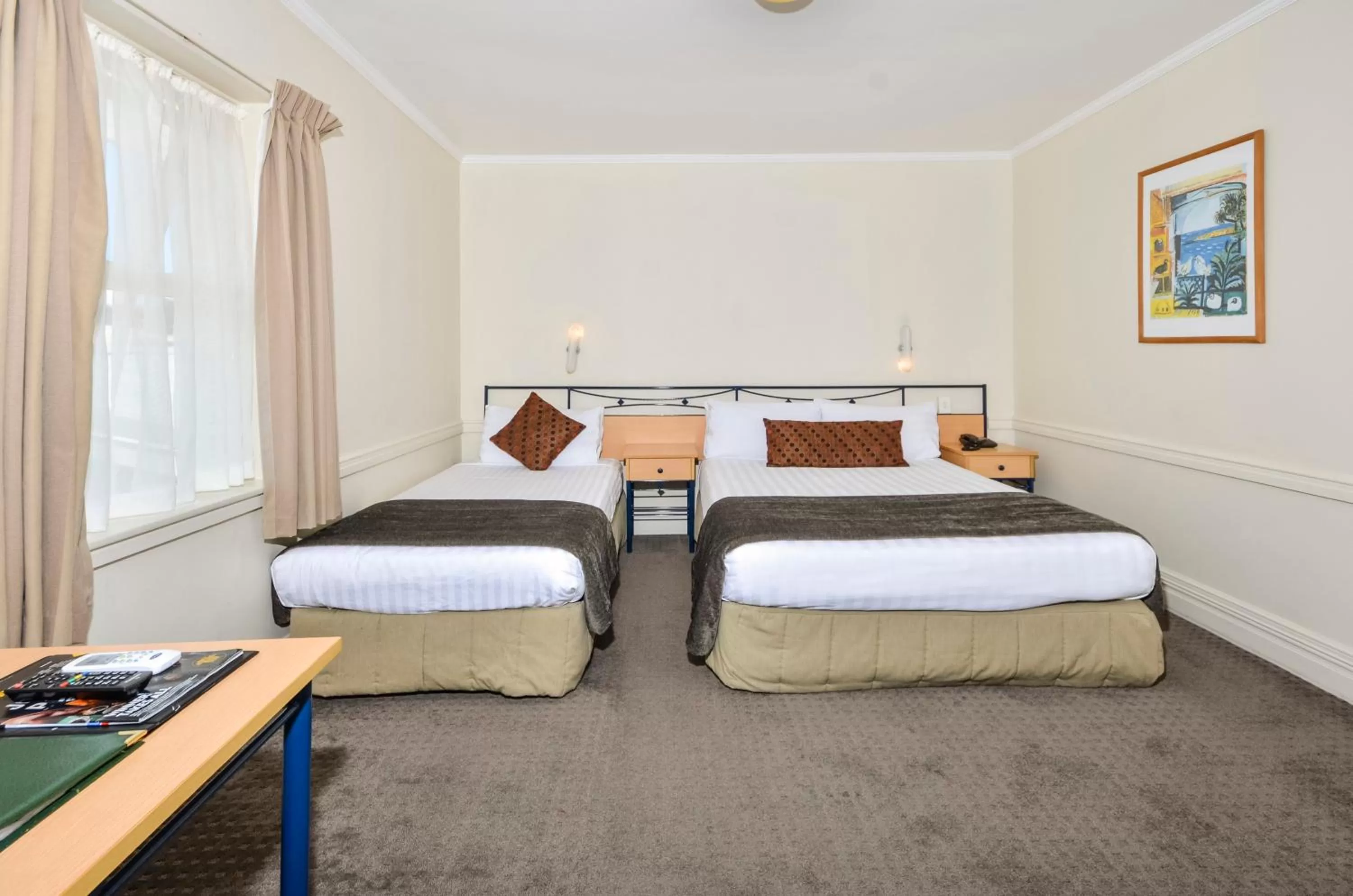 Bed in Poenamo Hotel