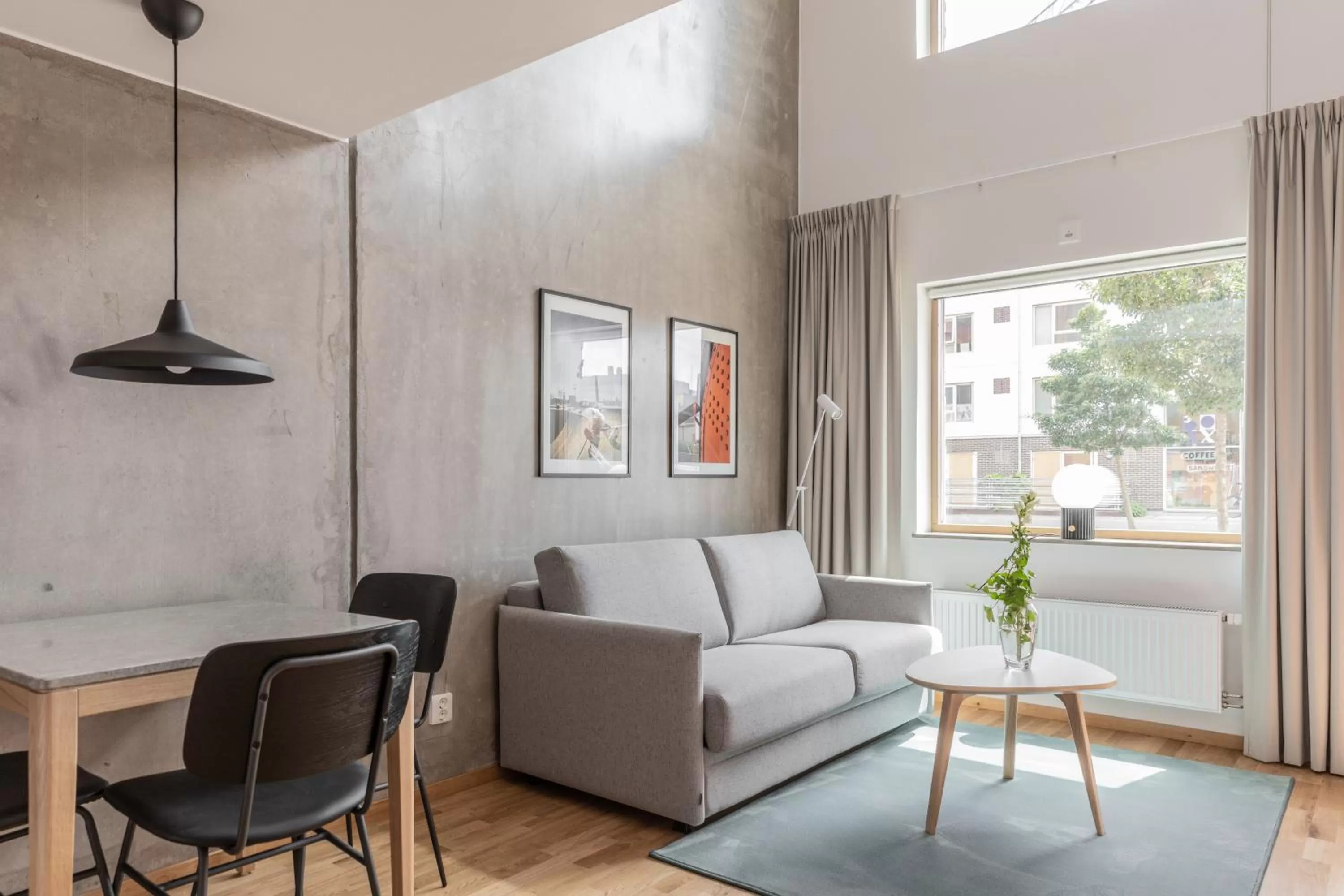 Seating area in The More Hotel Västra Hamnen