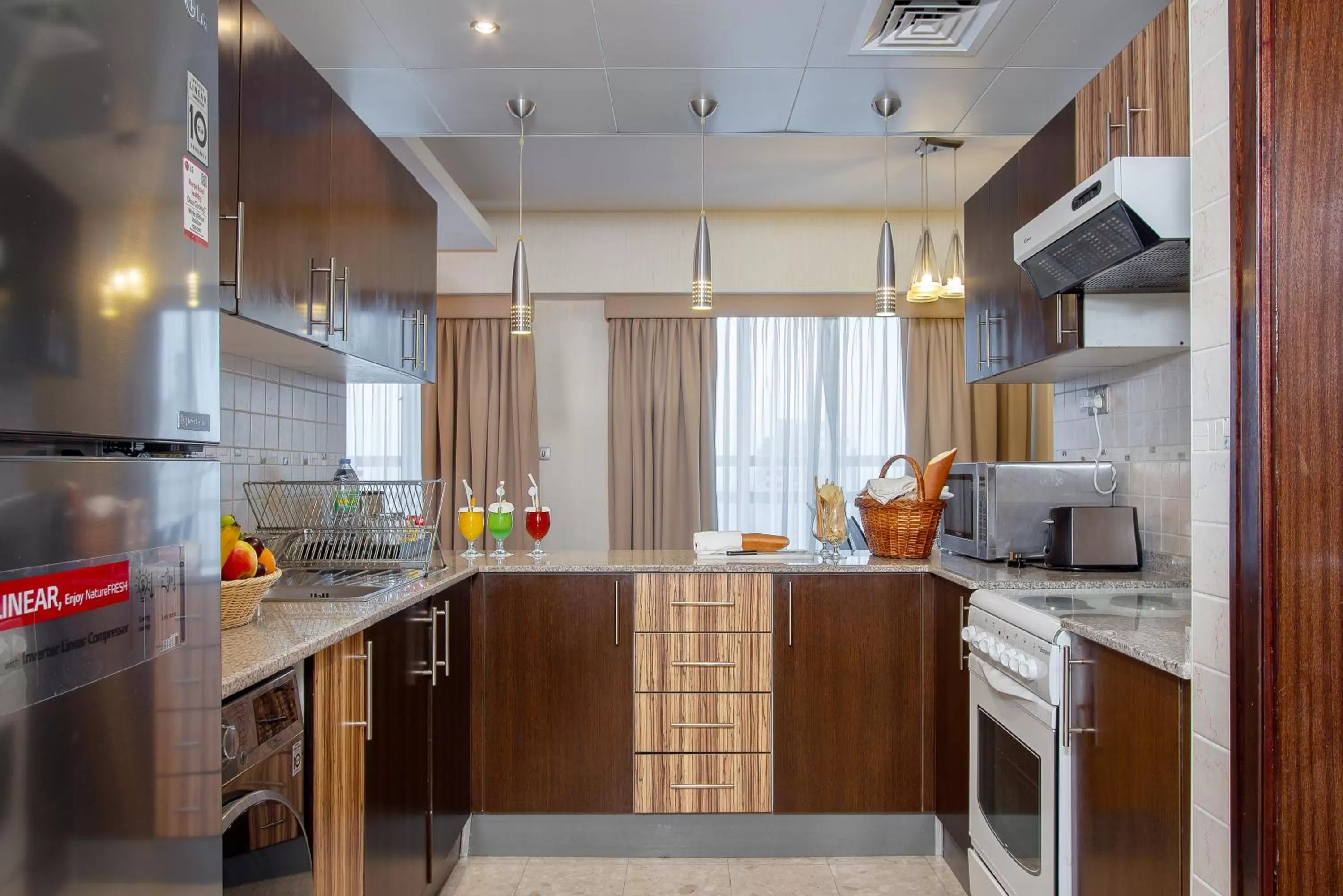 Kitchen or kitchenette in City Premiere Hotel Apartments - Dubai