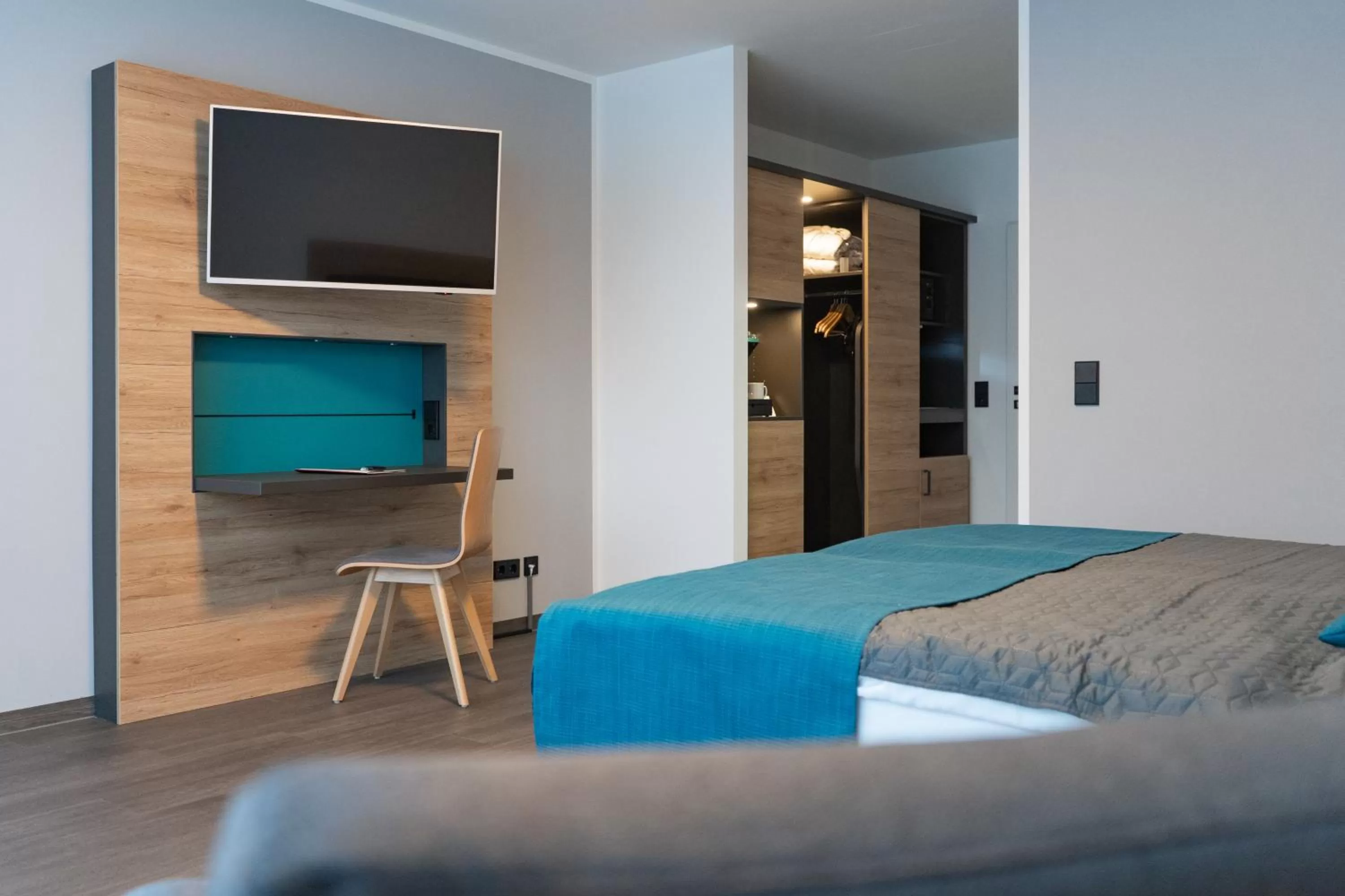 TV and multimedia, Bed in Villa & Hotel Am Park