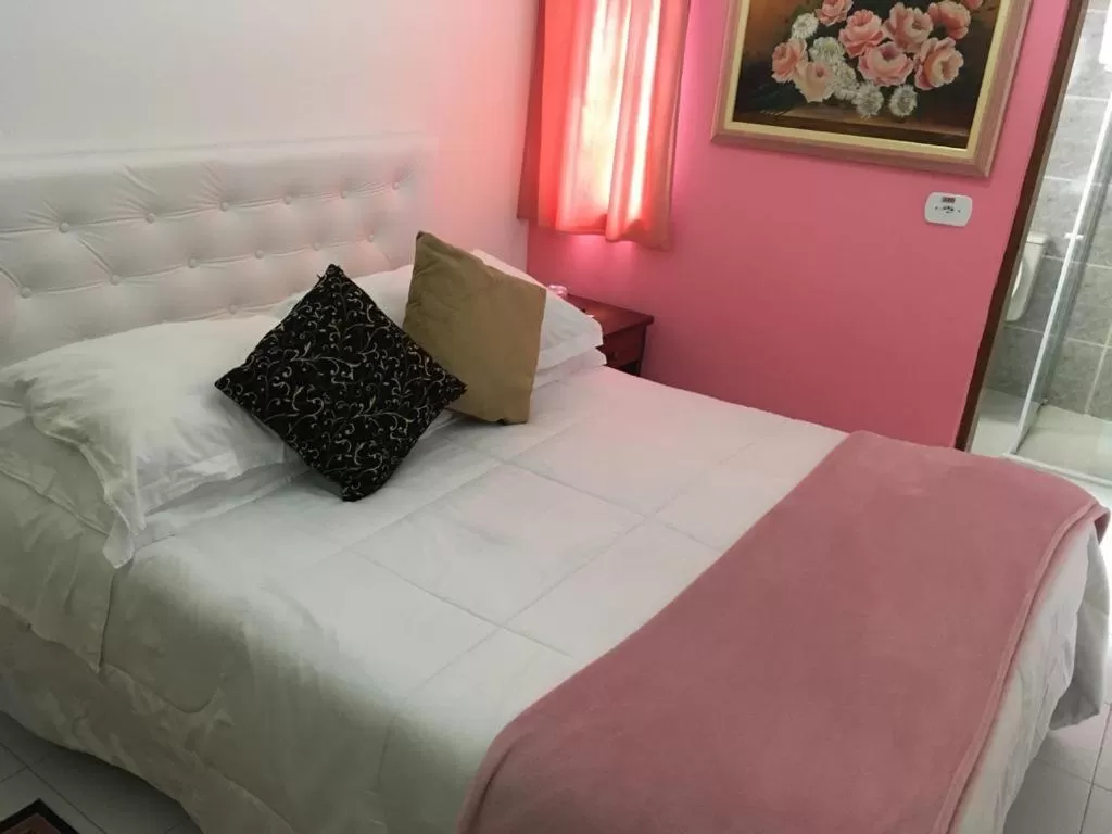 Bed in Pousada da Lua