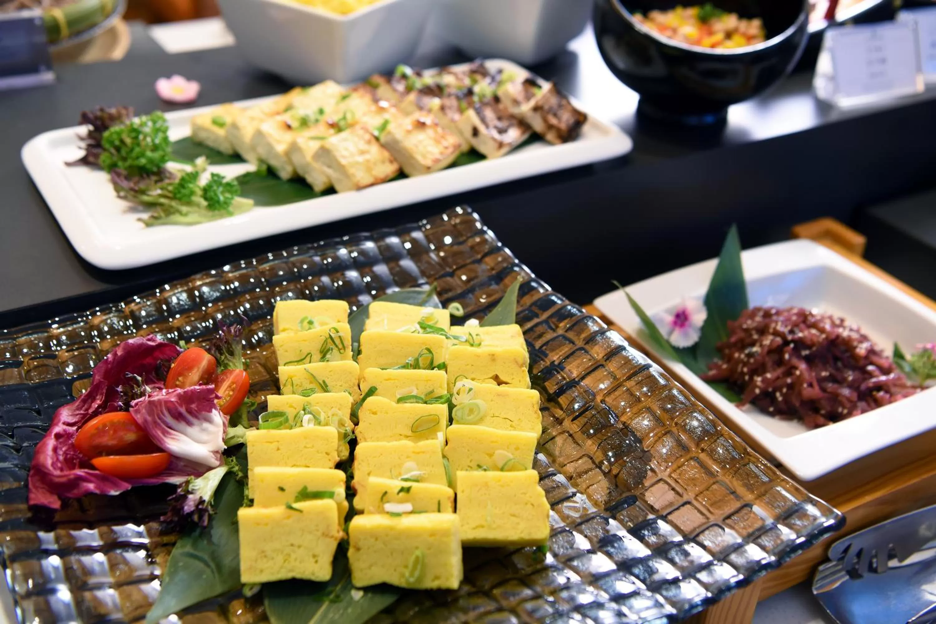 Buffet breakfast in Hotel Gracery Taipei